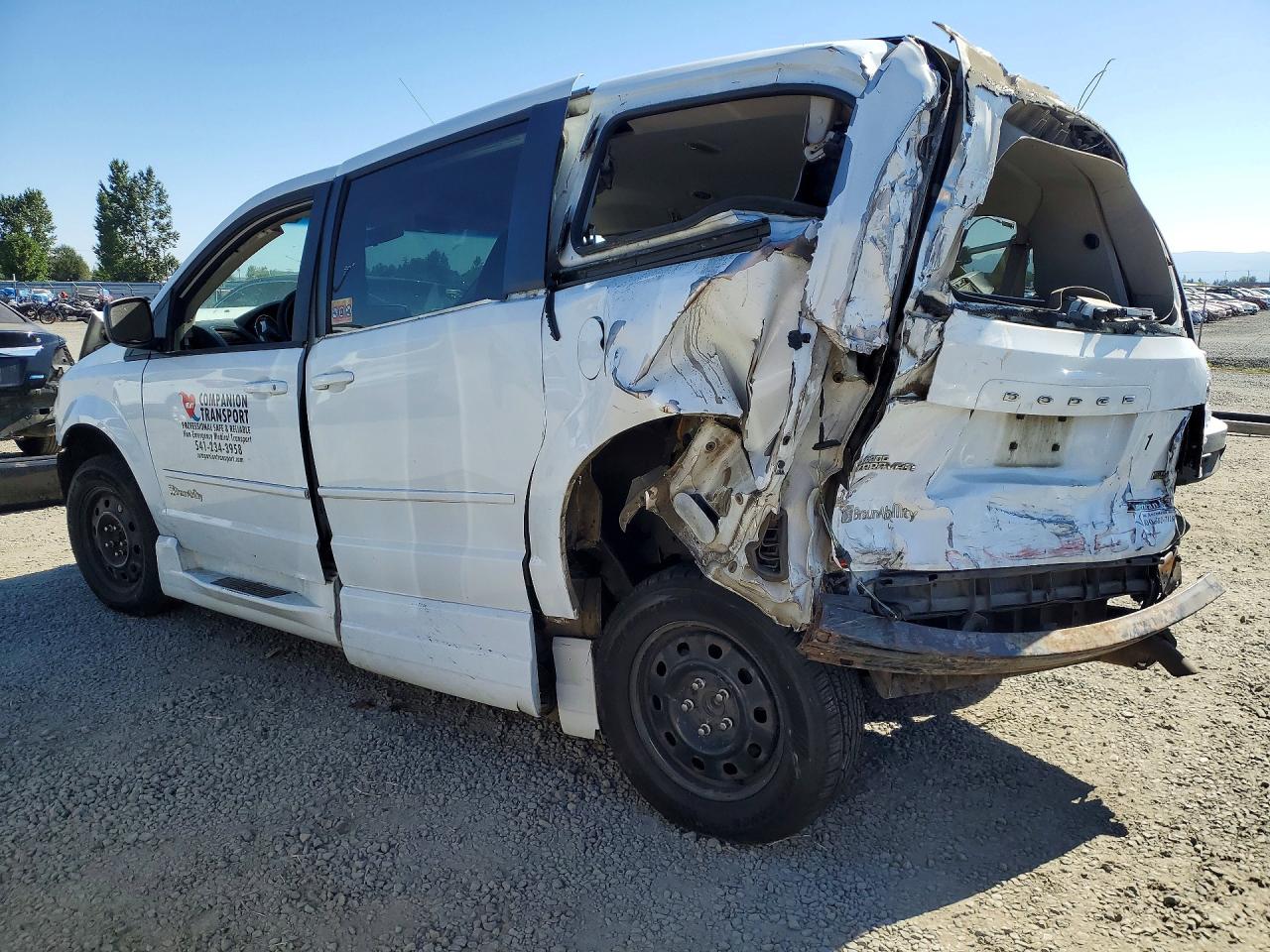 2014 Dodge Grand Caravan Se White vin: 2C7WDGBG7ER319591
