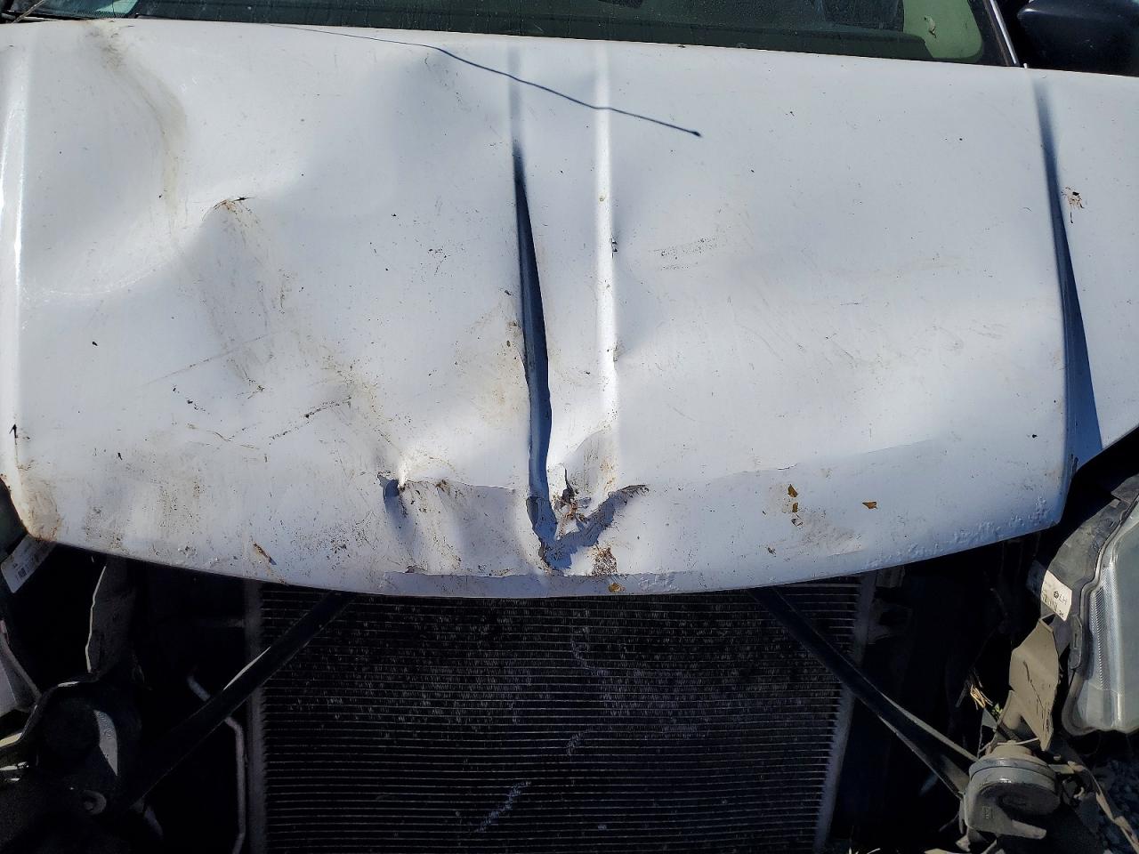2014 Dodge Grand Caravan Se White vin: 2C7WDGBG7ER319591