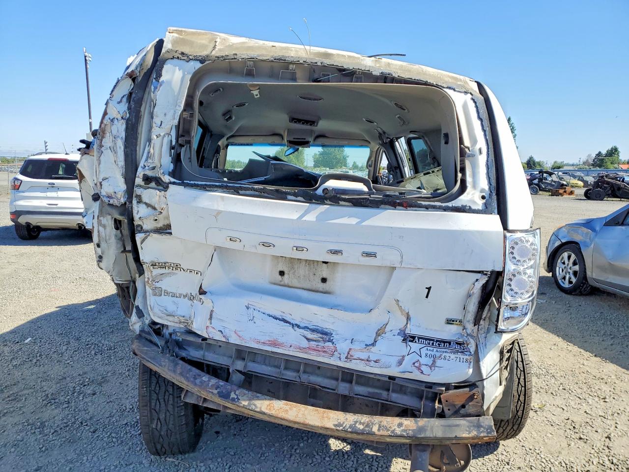 2014 Dodge Grand Caravan Se White vin: 2C7WDGBG7ER319591