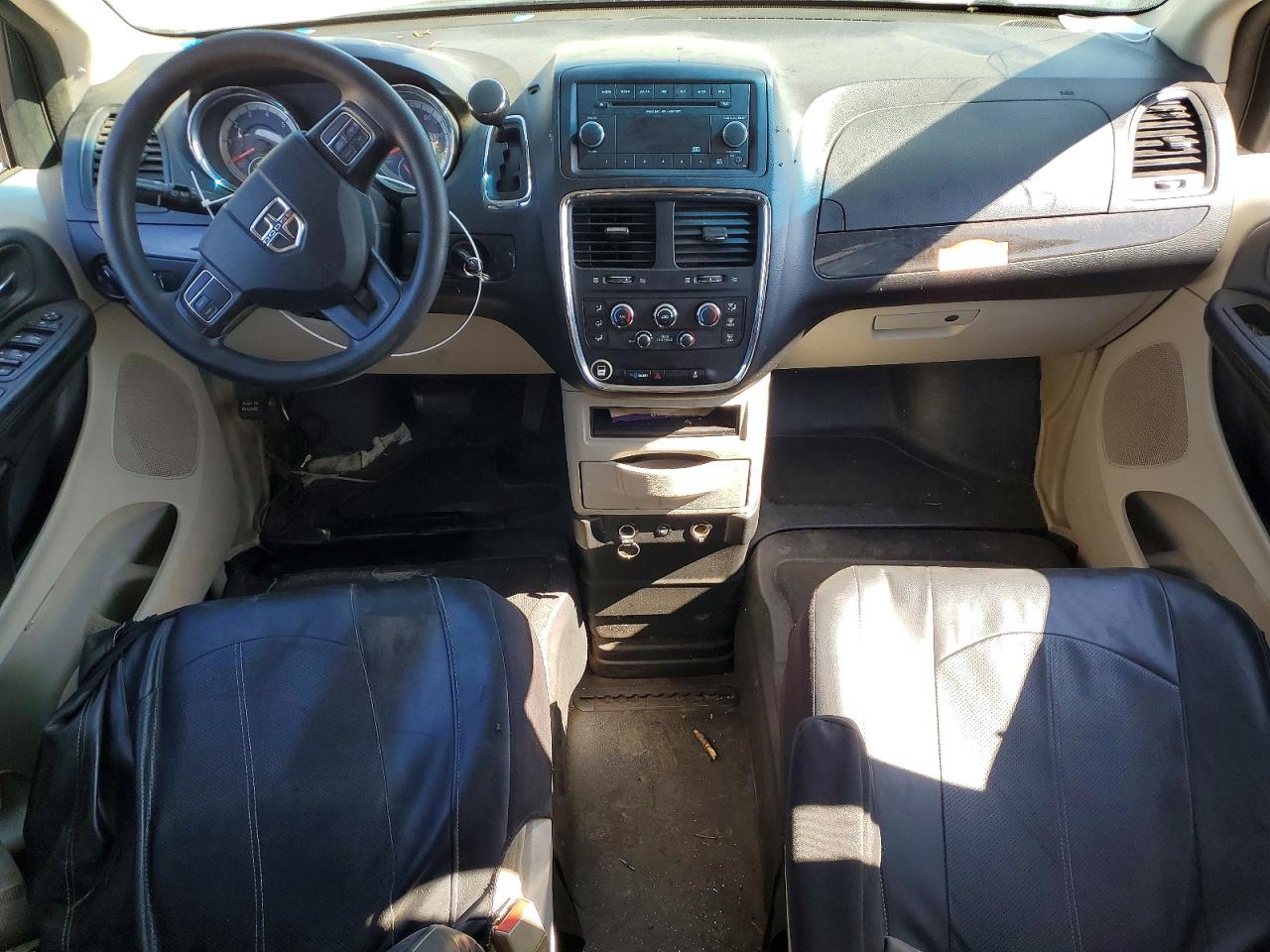 2014 Dodge Grand Caravan Se White vin: 2C7WDGBG7ER319591