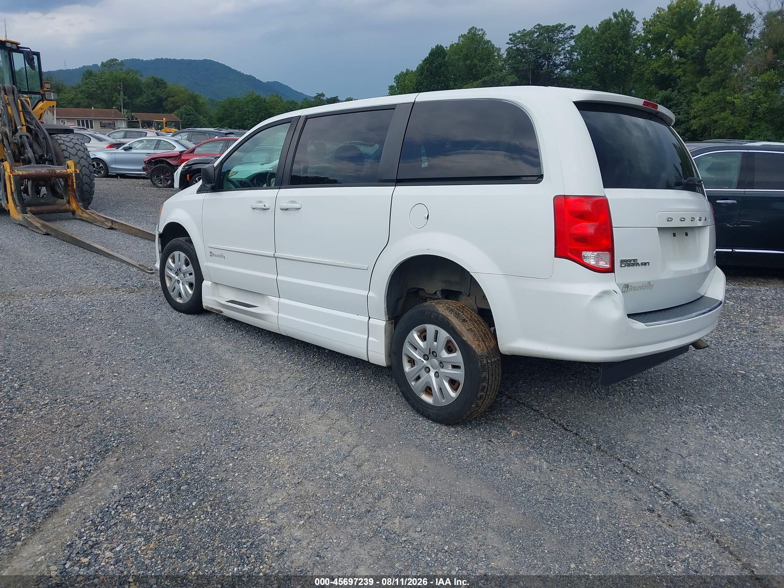 2014 Dodge Grand Caravan Se White vin: 2C7WDGBGXER380093