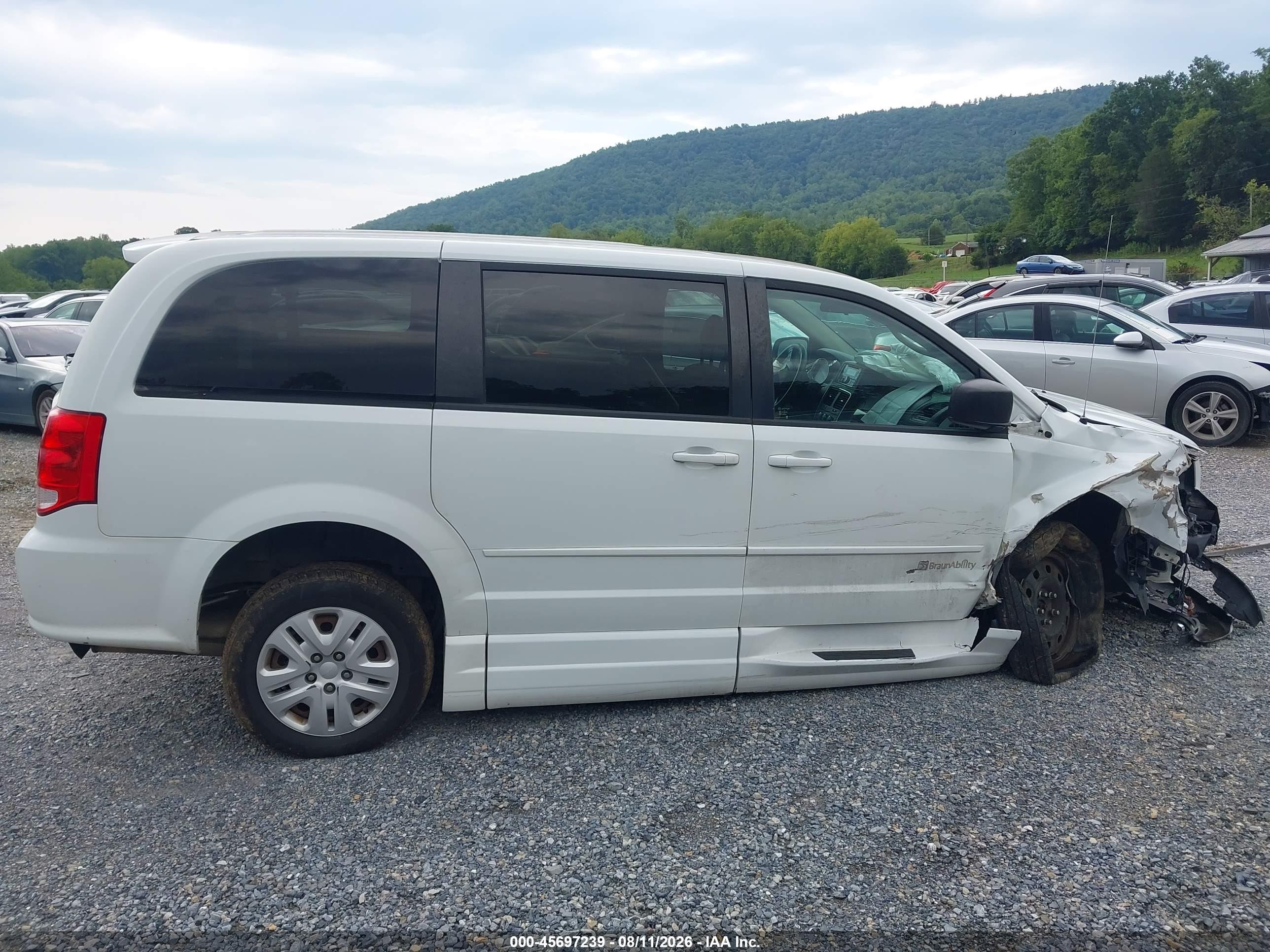 2014 Dodge Grand Caravan Se White vin: 2C7WDGBGXER380093