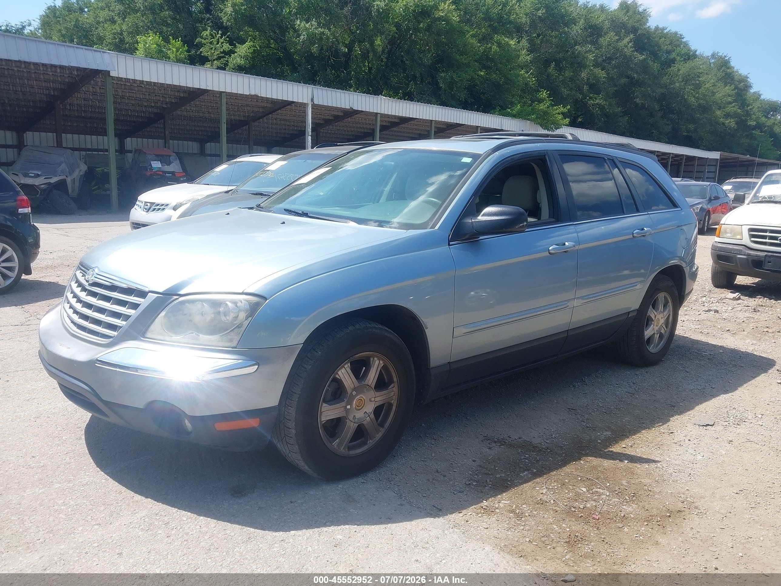 2004 Chrysler Pacifica   Blue vin: 2C8GF68444R331410