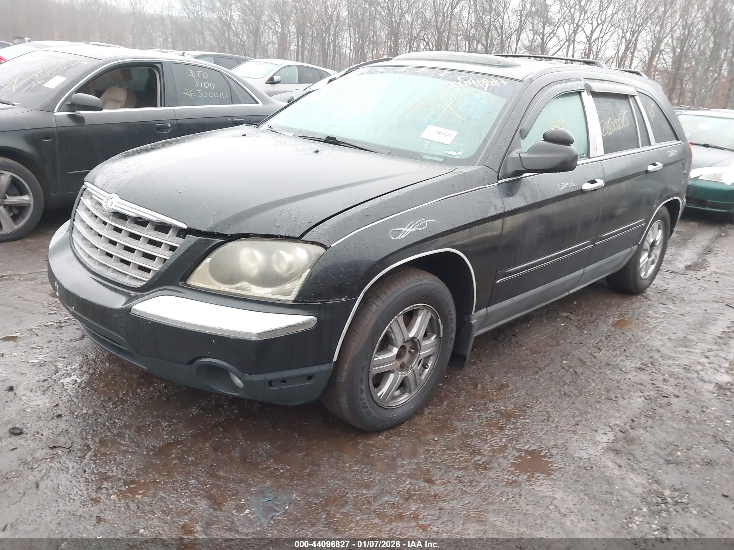 2004 Chrysler Pacifica   Черный vin: 2C8GF68454R628038