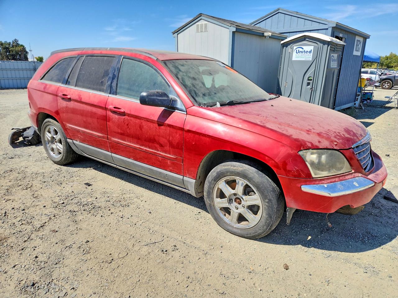 2004 Chrysler Pacifica Red vin: 2C8GF68464R364571