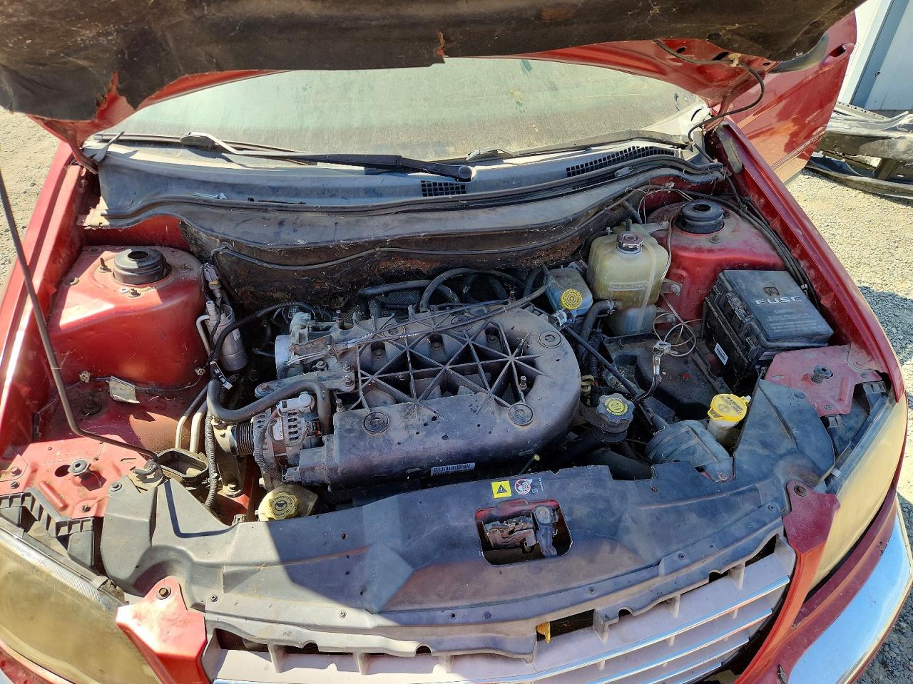 2004 Chrysler Pacifica Red vin: 2C8GF68464R364571
