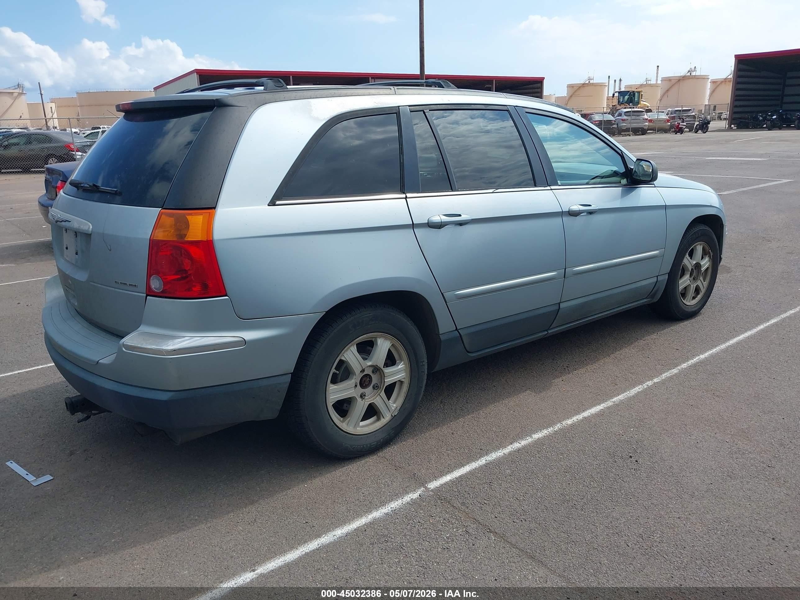 2005 Chrysler Pacifica Touring Blue vin: 2C8GF684X5R248243