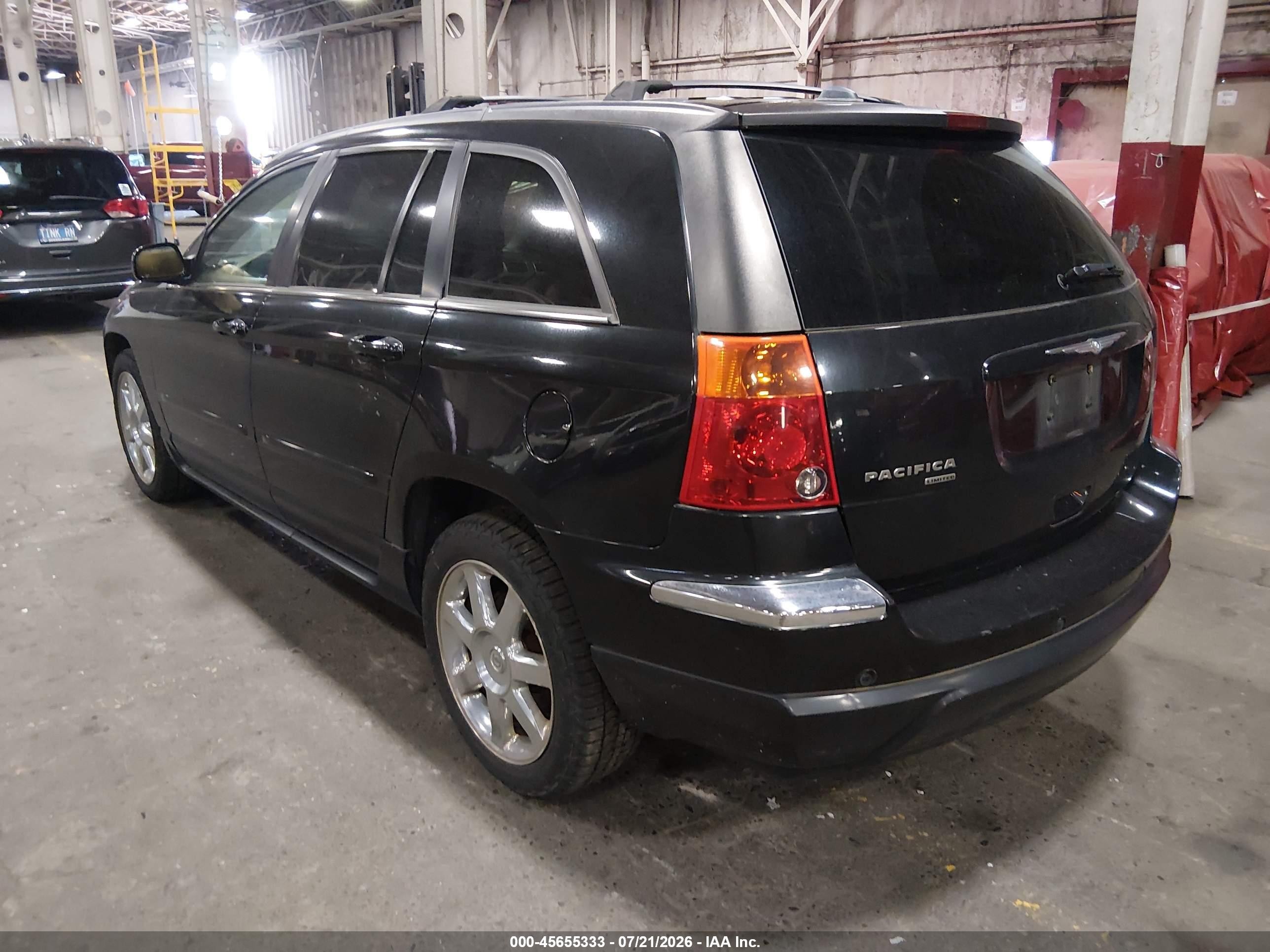 2005 Chrysler Pacifica Limited Black vin: 2C8GF78445R310743