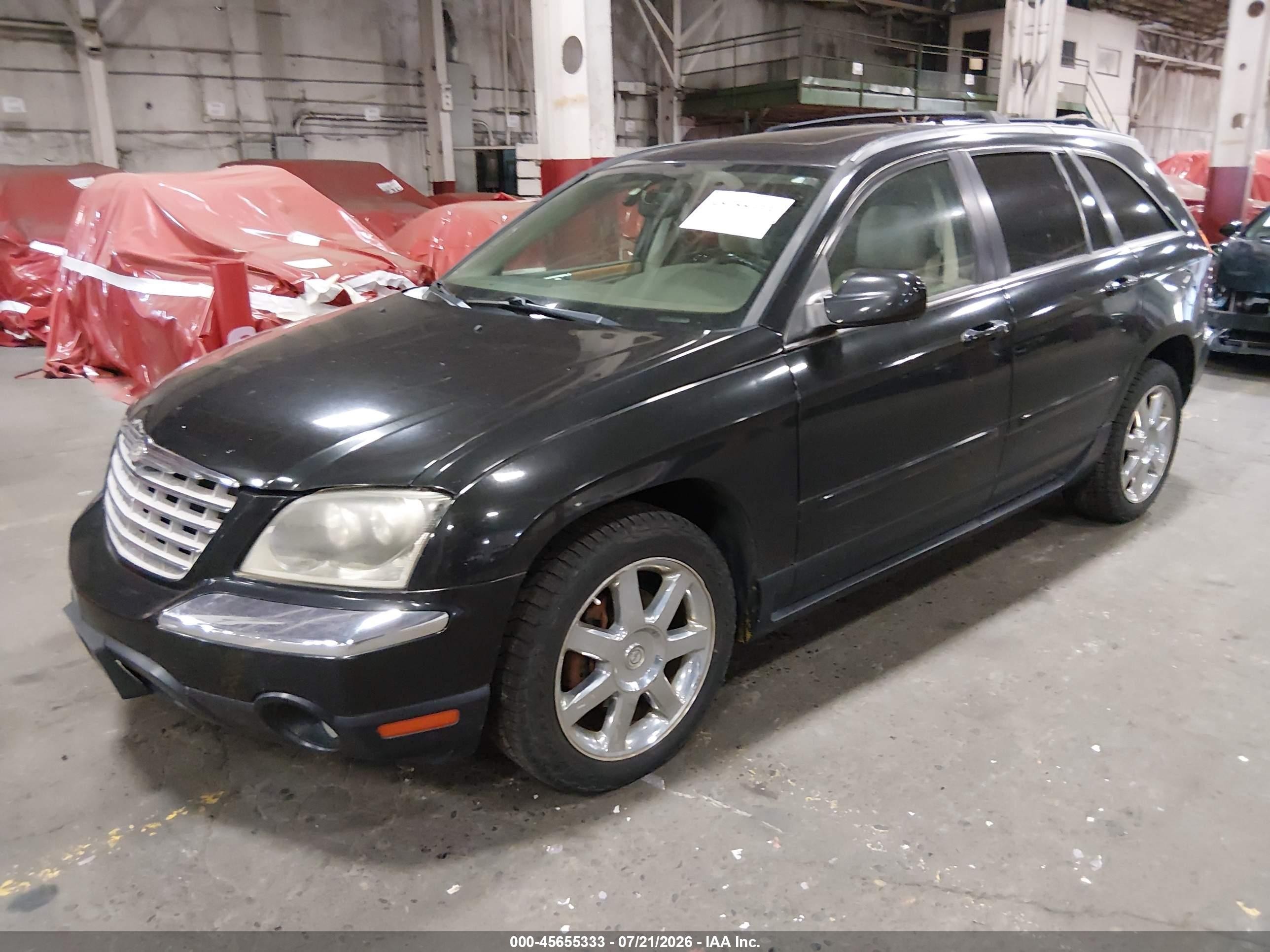 2005 Chrysler Pacifica Limited Black vin: 2C8GF78445R310743
