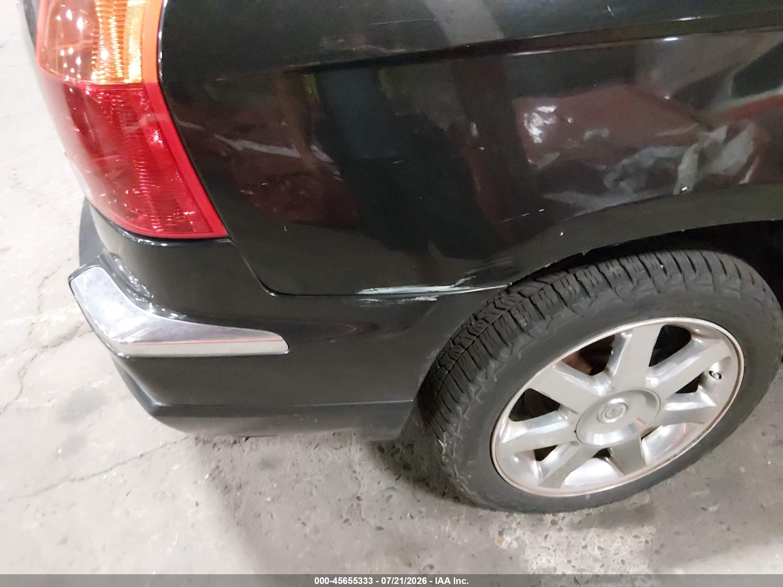 2005 Chrysler Pacifica Limited Black vin: 2C8GF78445R310743
