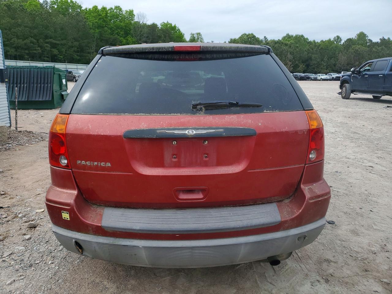 2005 Chrysler Pacifica Red vin: 2C8GM48LX5R533395