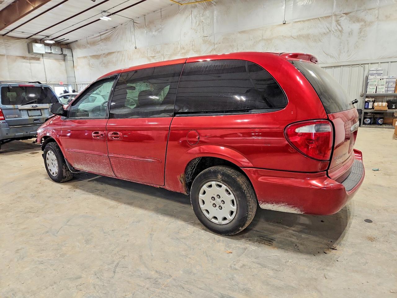 2003 Chrysler Town & Country Burgundy vin: 2C8GP24R43R359911