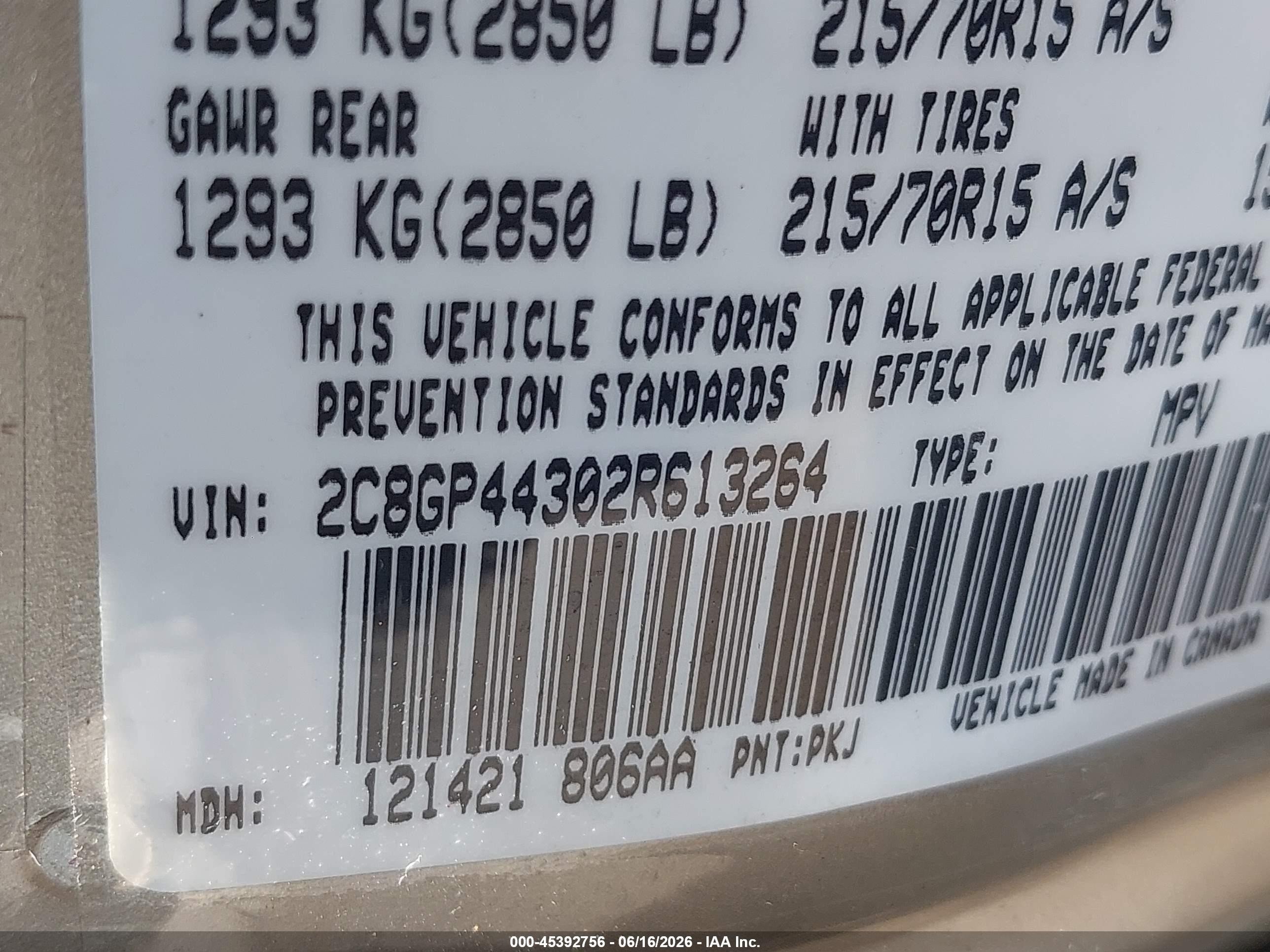 2002 Chrysler Town & Country Lx Золотой vin: 2C8GP44302R613264