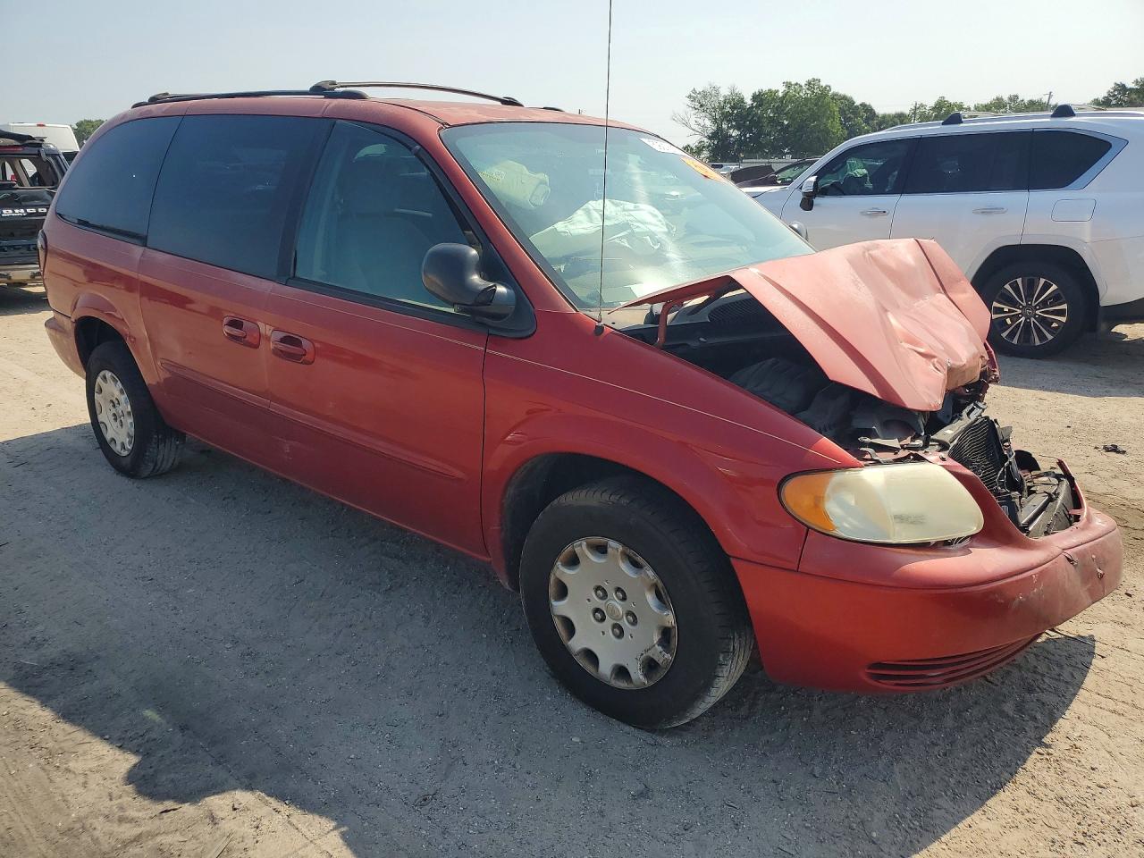 2003 Chrysler Town & Country Lx Red vin: 2C8GP44343R140986