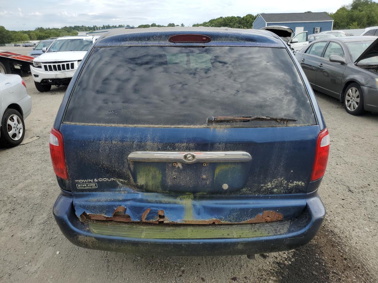 2001 Chrysler Town & Country Lx Blue vin: 2C8GP44351R290666