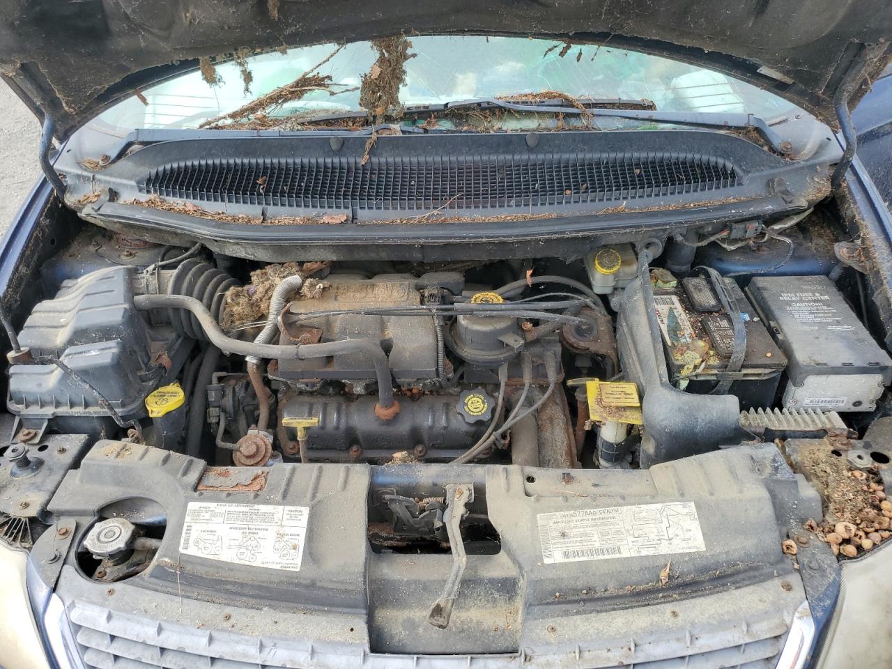2001 Chrysler Town & Country Lx Blue vin: 2C8GP44351R290666
