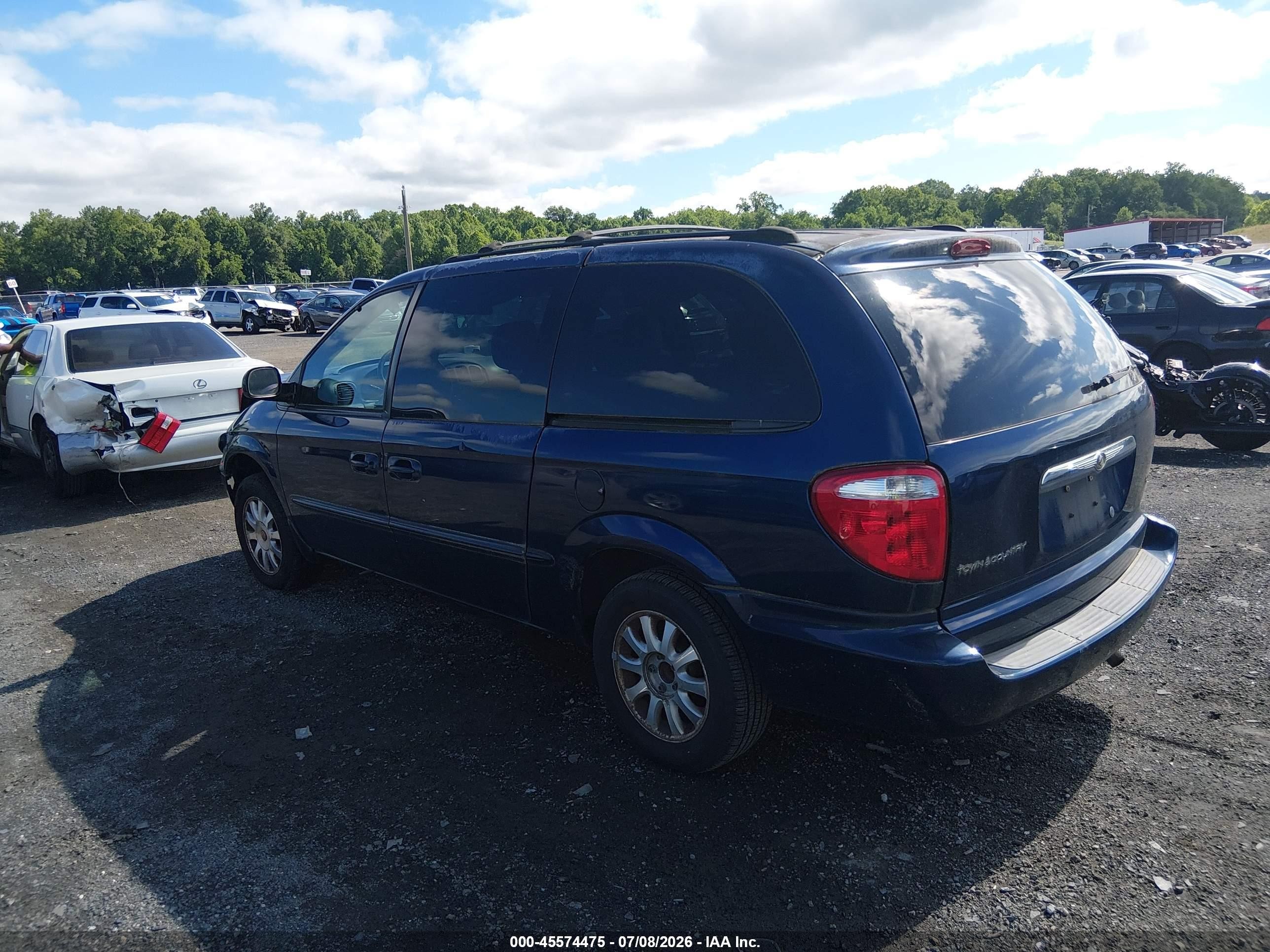 2002 Chrysler Town & Country Lx Blue vin: 2C8GP44382R714214