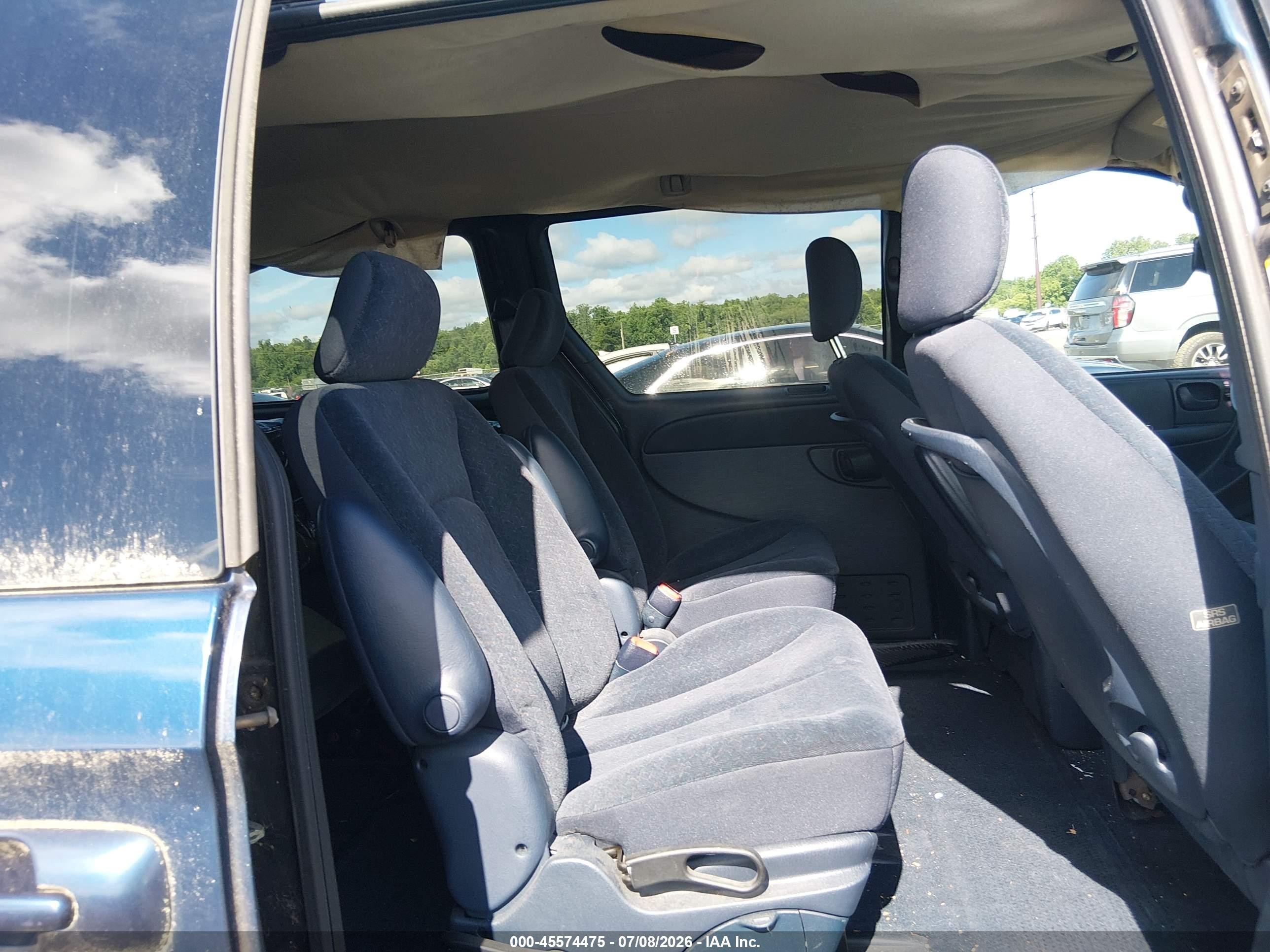 2002 Chrysler Town & Country Lx Blue vin: 2C8GP44382R714214