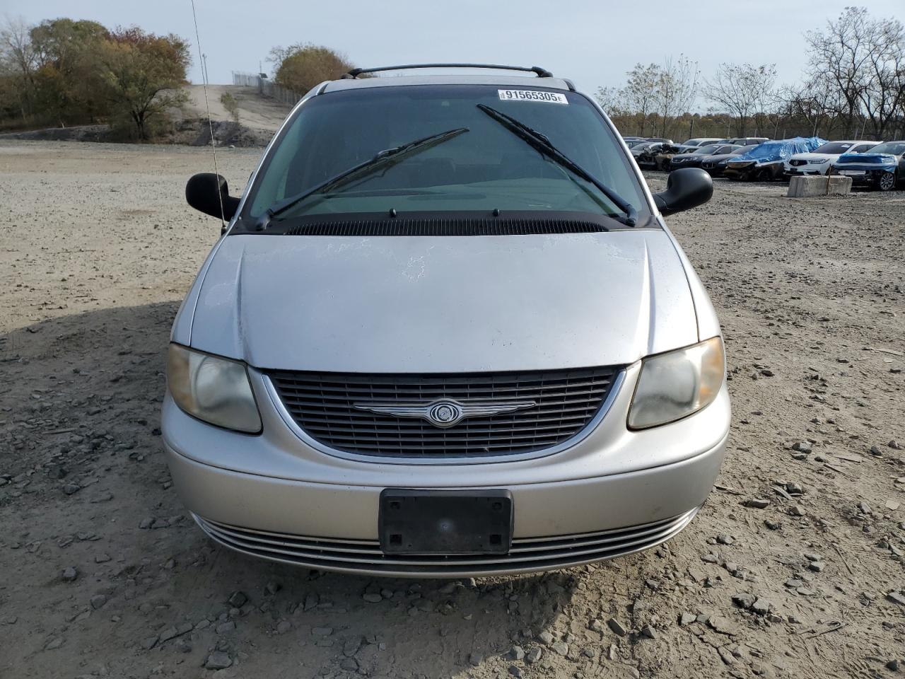 2003 Chrysler Town & Country Lx Silver vin: 2C8GP44L63R110002