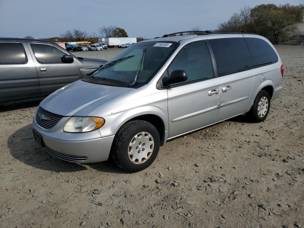 2003 Chrysler Town & Country Lx Silver vin: 2C8GP44L63R110002