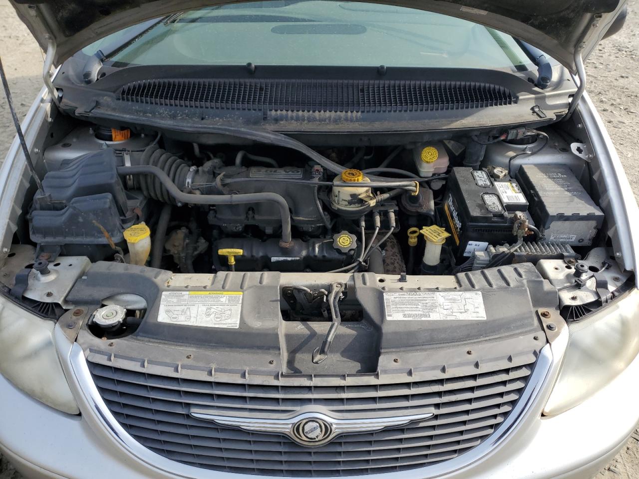 2003 Chrysler Town & Country Lx Silver vin: 2C8GP44L63R110002