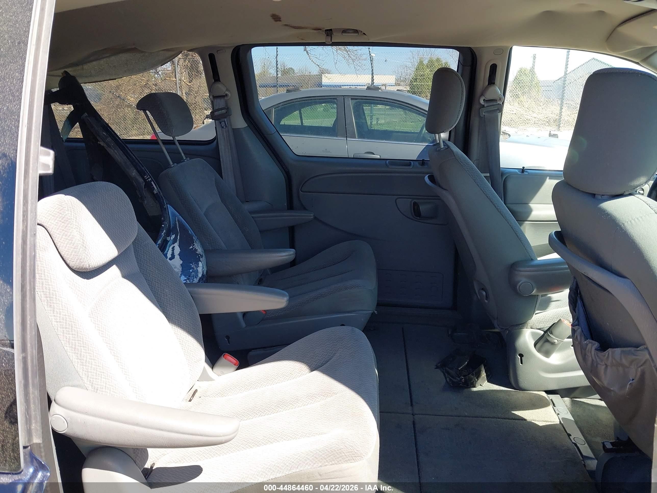 2005 Chrysler Town & Country Lx Blue vin: 2C8GP44R05R217733