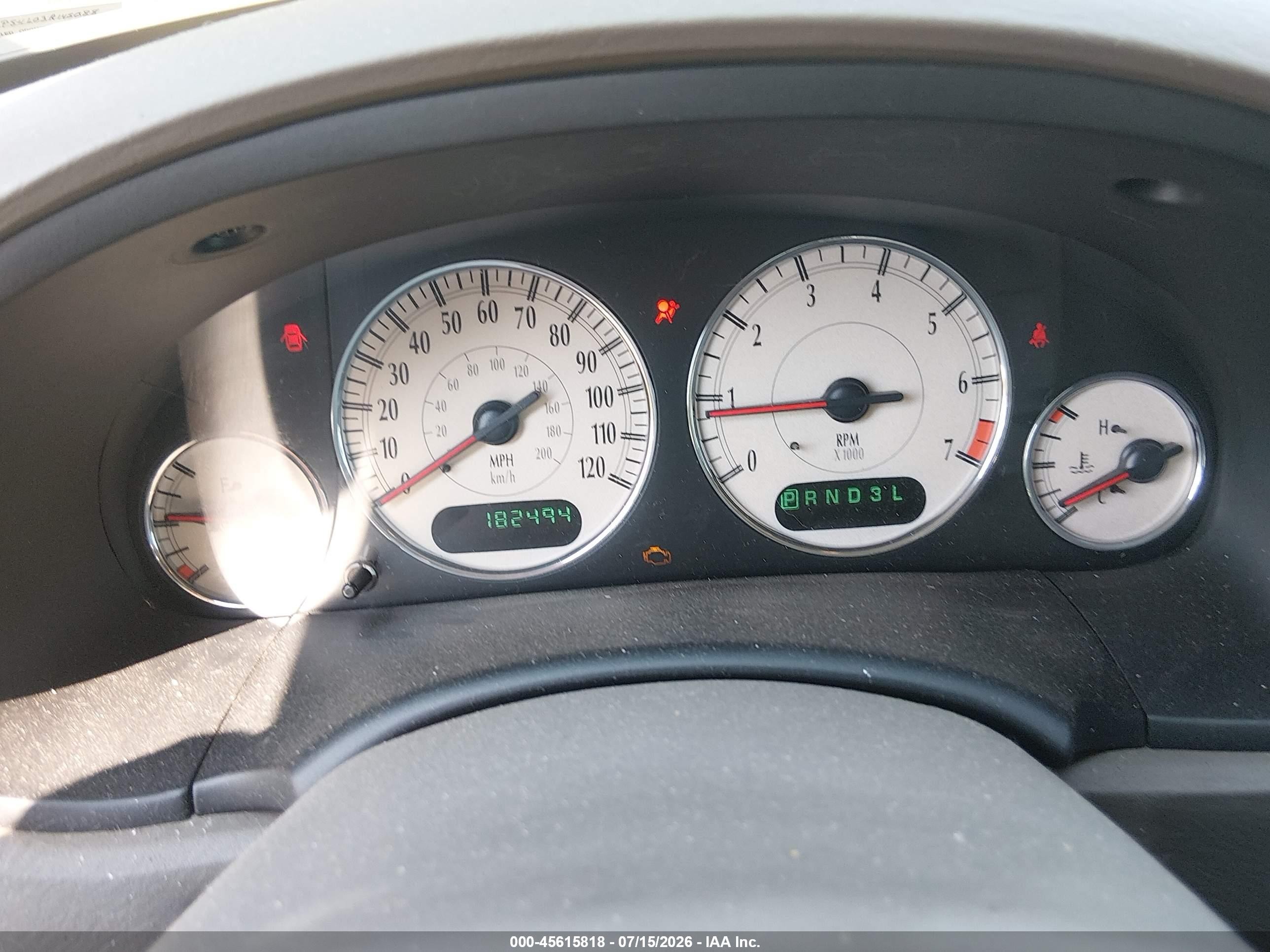 2003 Chrysler Town & Country Lxi Light Blue vin: 2C8GP54L03R145088
