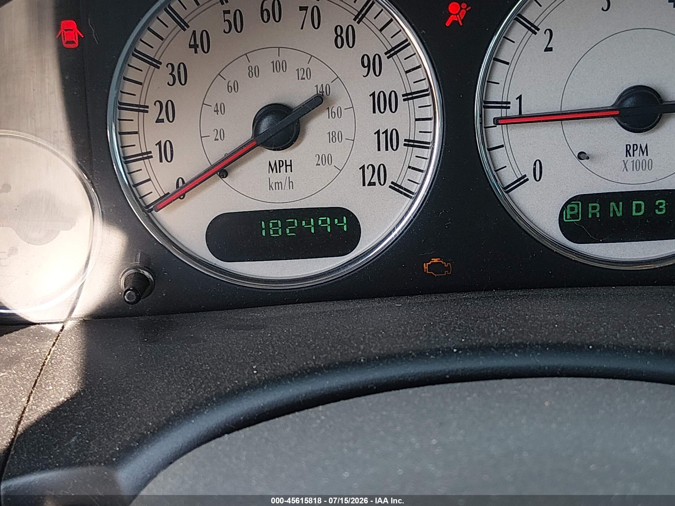 2003 Chrysler Town & Country Lxi Light Blue vin: 2C8GP54L03R145088