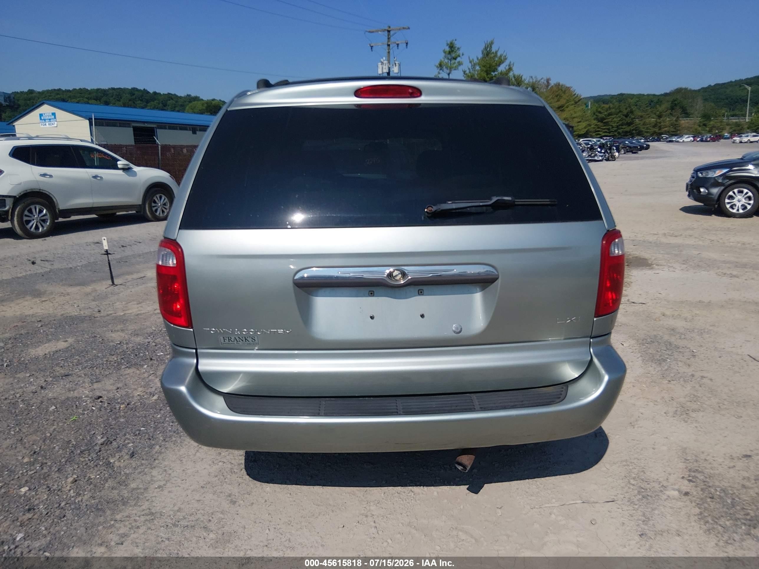 2003 Chrysler Town & Country Lxi Light Blue vin: 2C8GP54L03R145088
