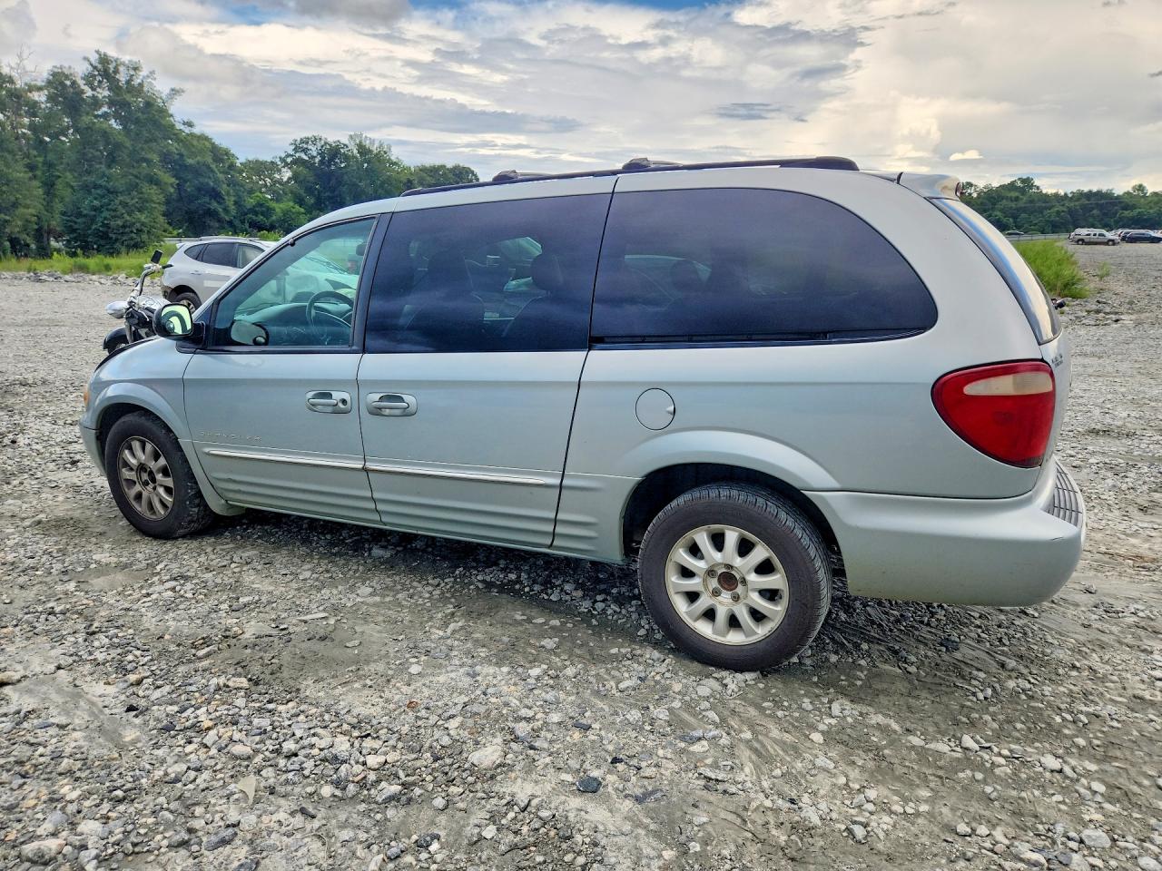 2001 Chrysler Town & Country Lxi Синий vin: 2C8GP54L11R236755