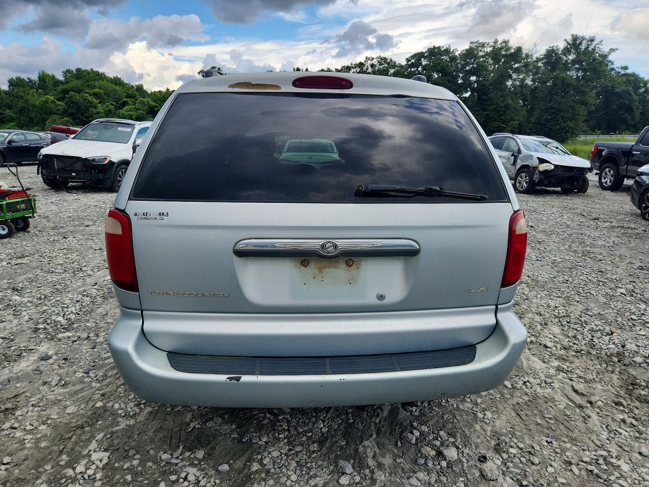 2001 Chrysler Town & Country Lxi Синий vin: 2C8GP54L11R236755