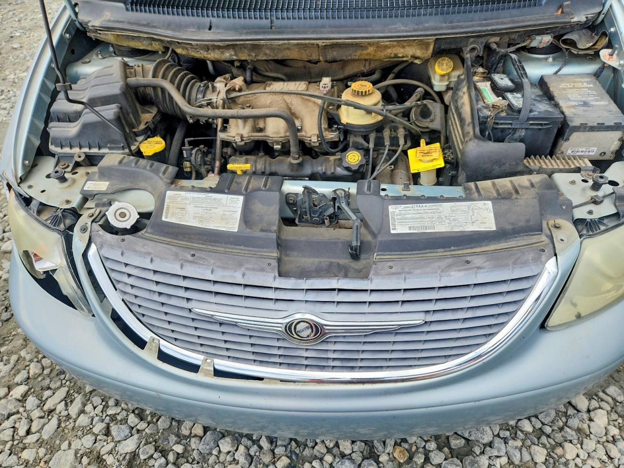 2001 Chrysler Town & Country Lxi Синий vin: 2C8GP54L11R236755