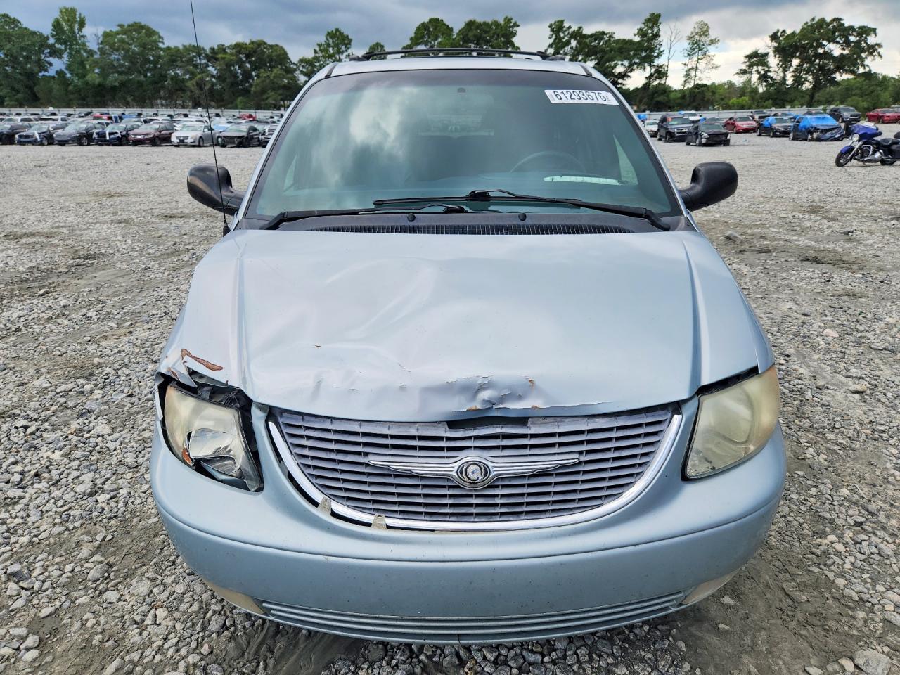 2001 Chrysler Town & Country Lxi Синий vin: 2C8GP54L11R236755