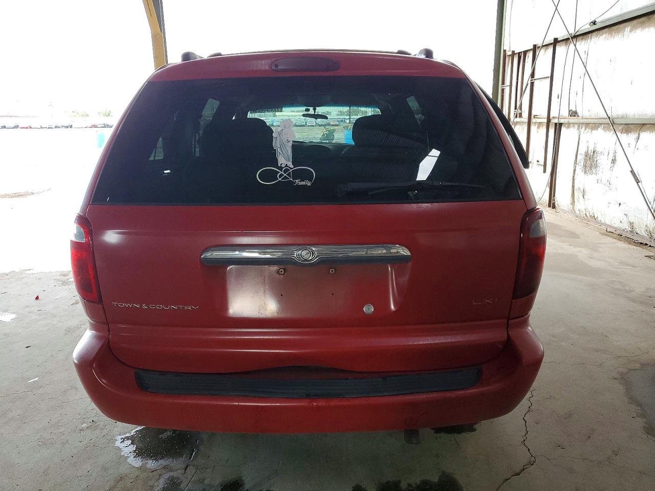 2001 Chrysler Town & Country Lxi Red vin: 2C8GP54L21R285642