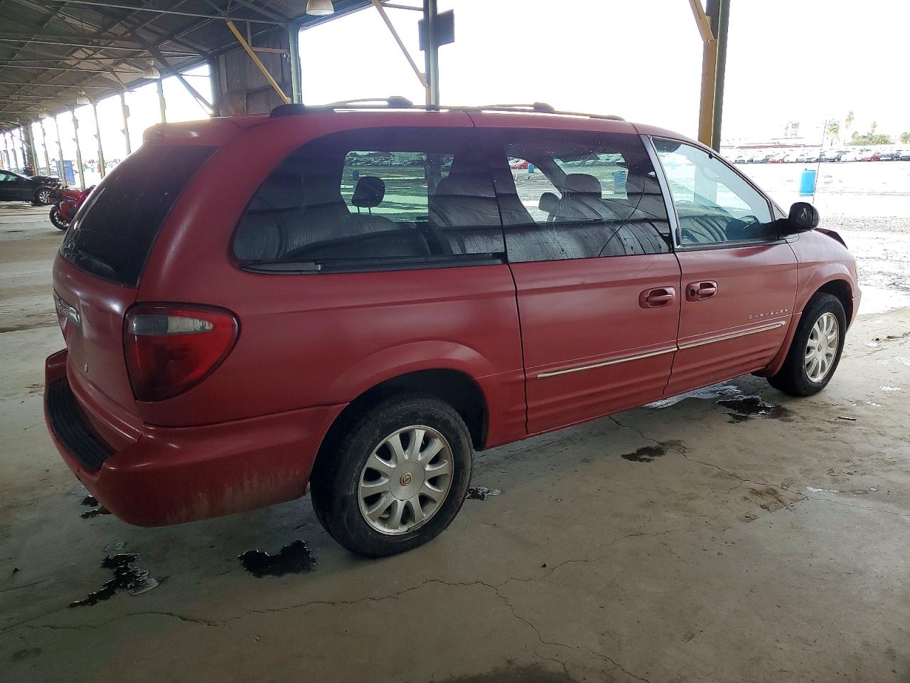 2001 Chrysler Town & Country Lxi Red vin: 2C8GP54L21R285642