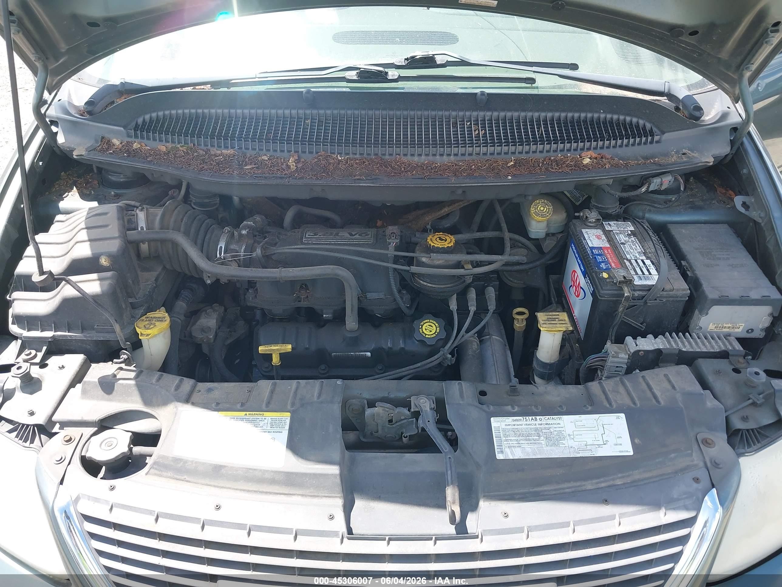 2003 Chrysler Town & Country Lxi Green vin: 2C8GP54L43R384949