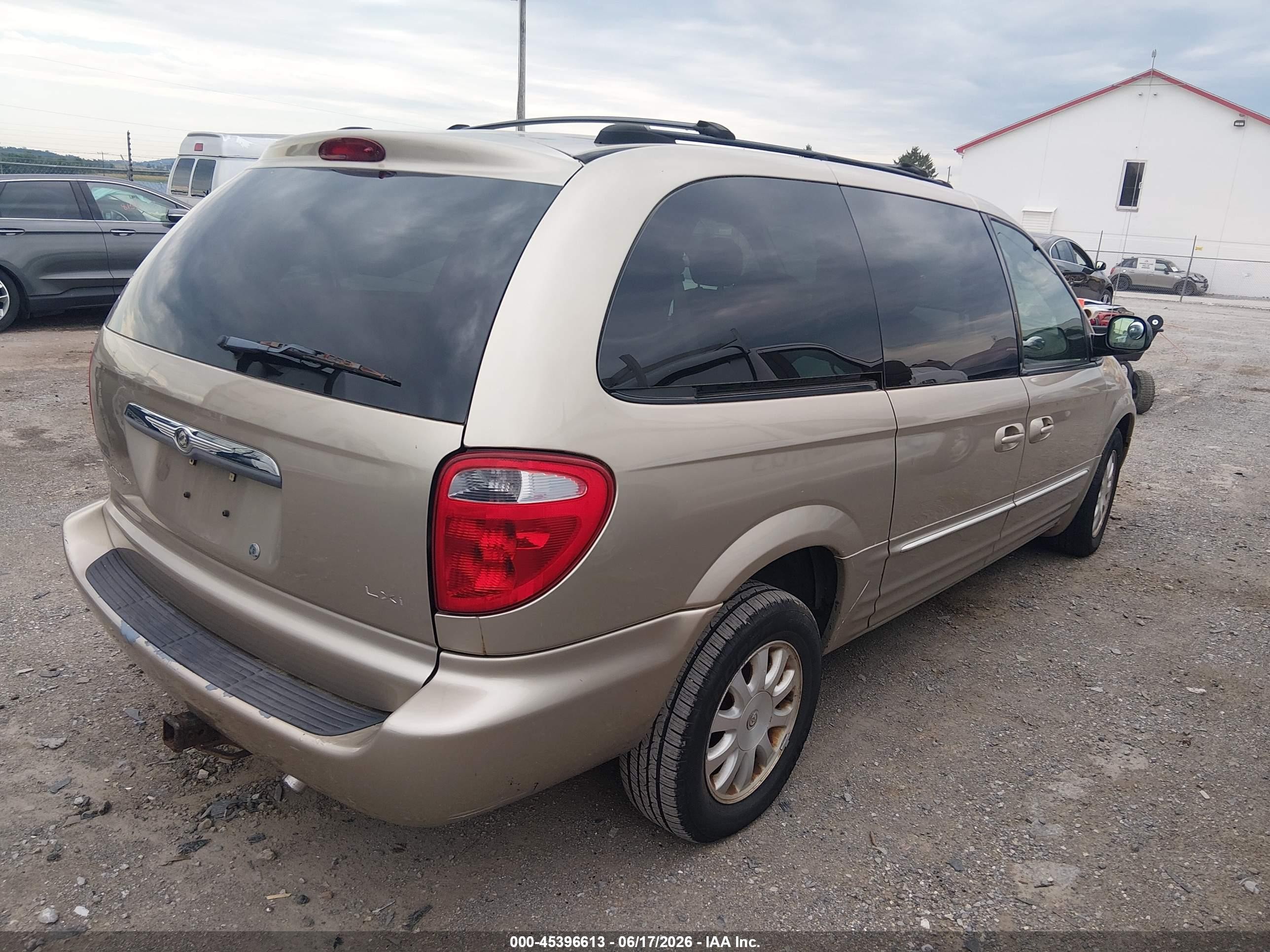 2003 Chrysler Town & Country Lxi Gold vin: 2C8GP54L73R238609