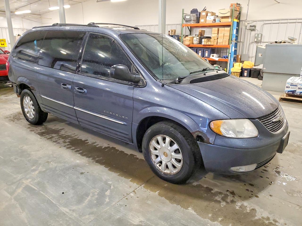 2001 Chrysler Town & Country Lxi Gray vin: 2C8GP54L81R250068