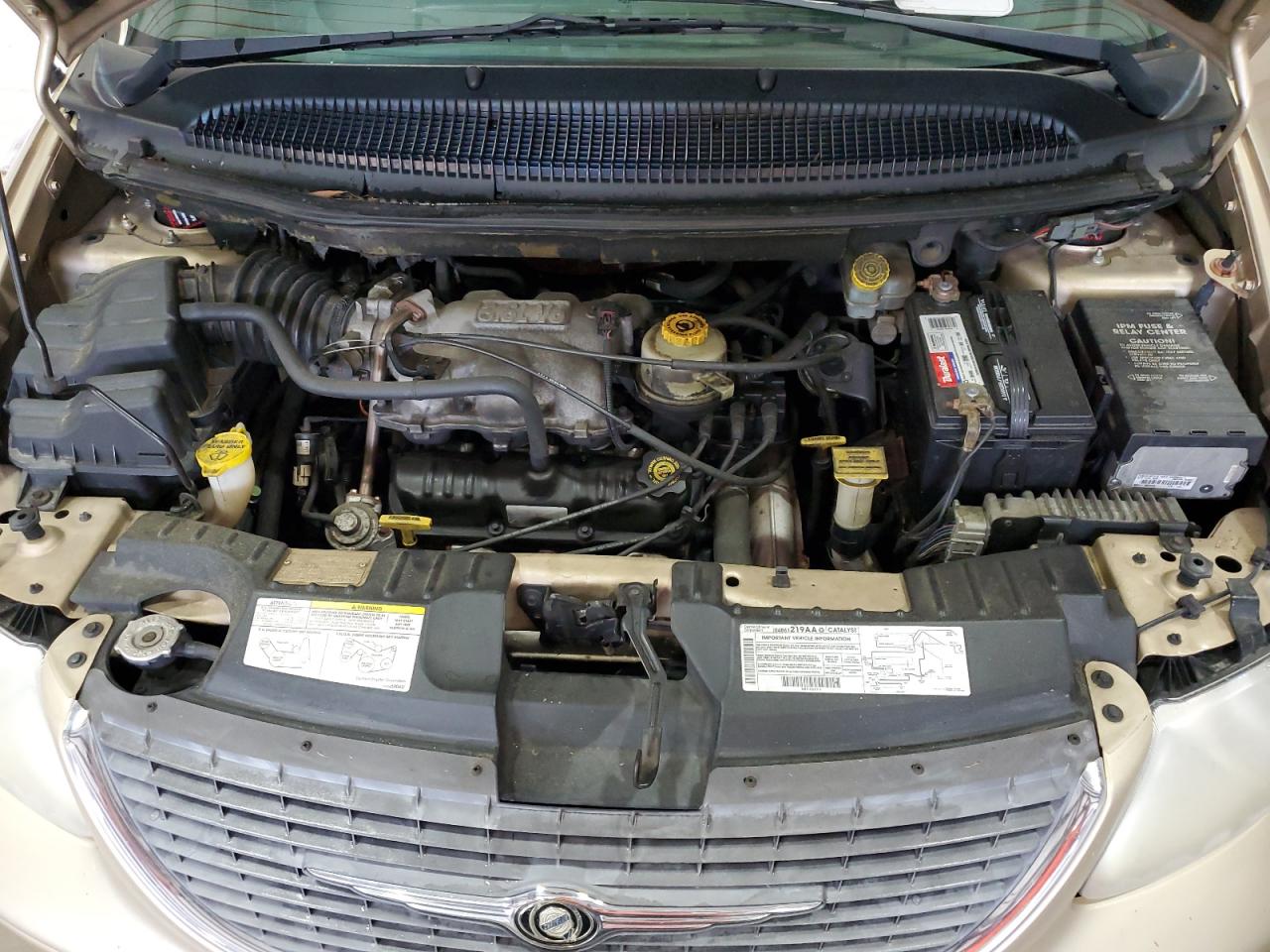 2001 Chrysler Town & Country Lxi Tan vin: 2C8GP54L91R412631