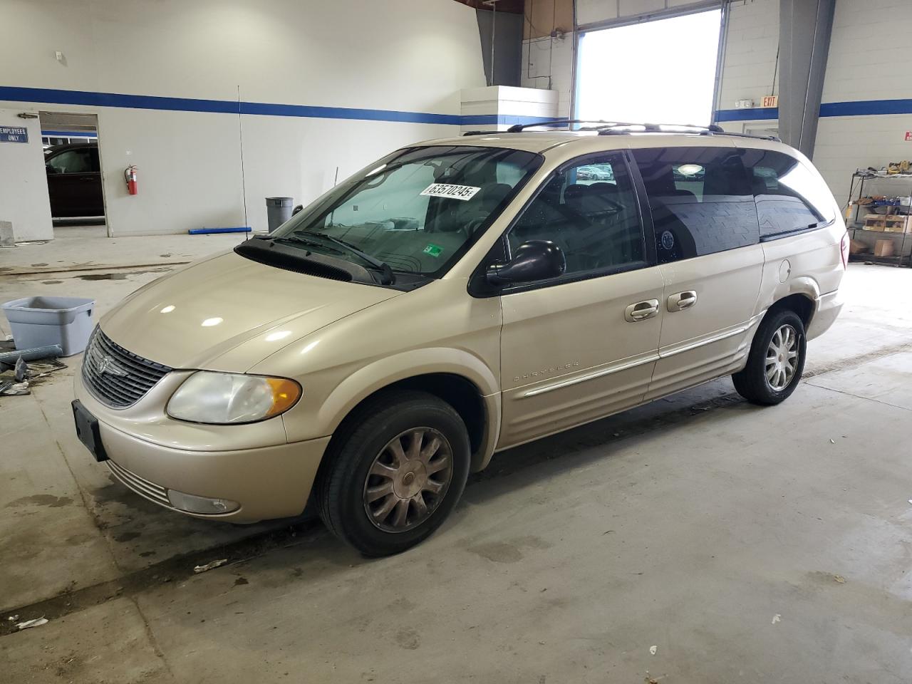 2001 Chrysler Town & Country Lxi Tan vin: 2C8GP54L91R412631