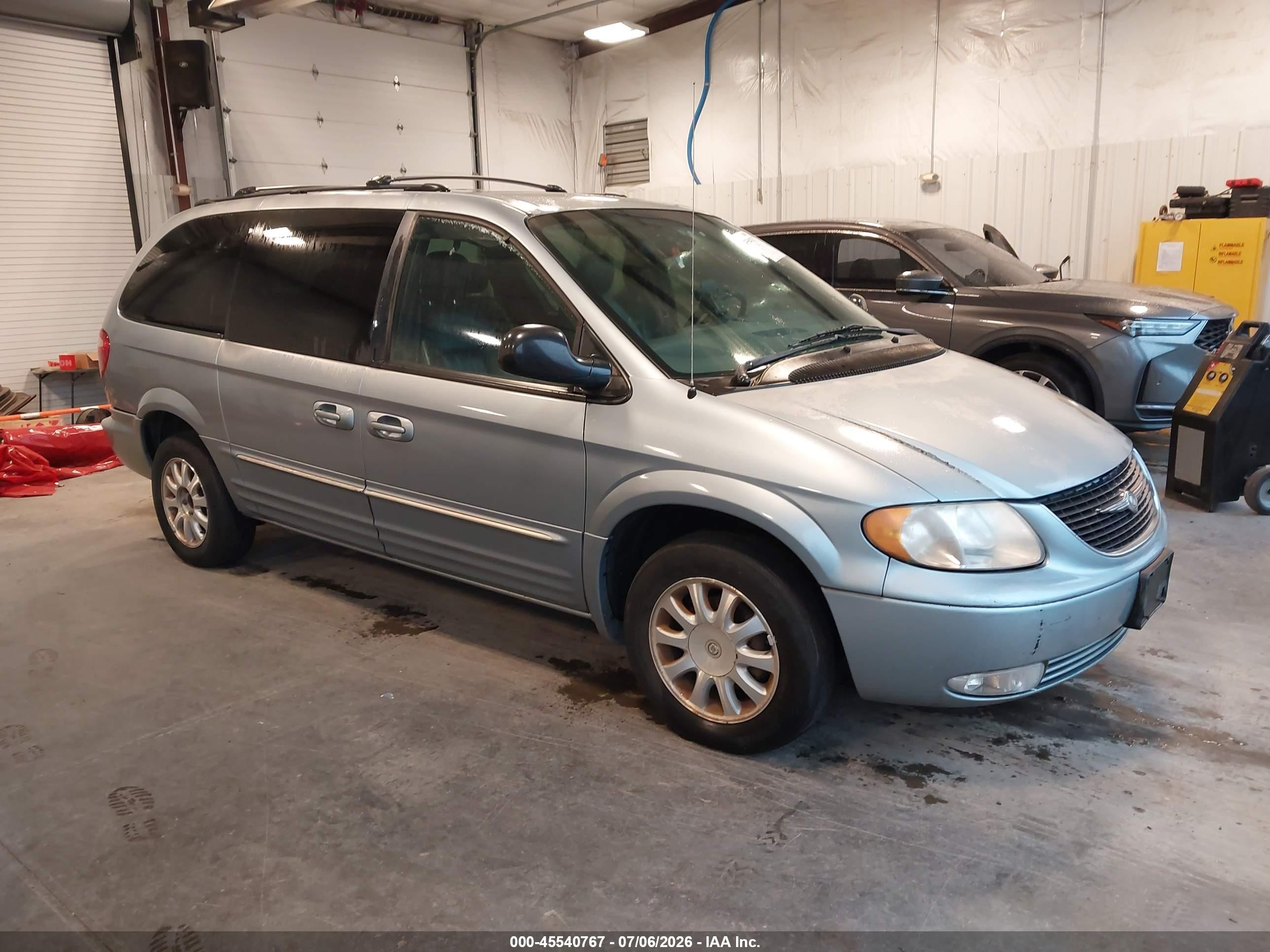 2003 Chrysler Town & Country Lxi Silver vin: 2C8GP54L93R261292