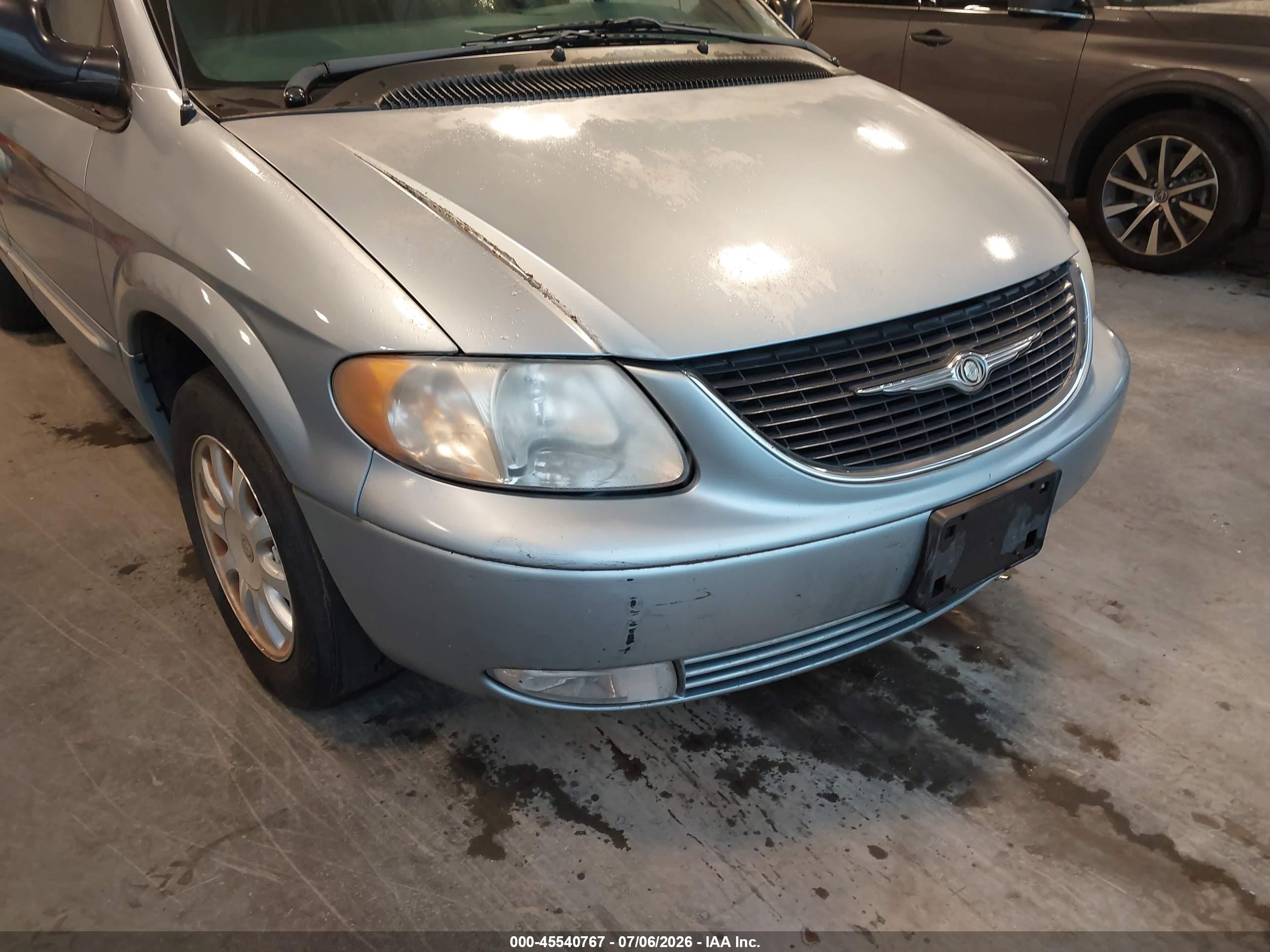 2003 Chrysler Town & Country Lxi Silver vin: 2C8GP54L93R261292