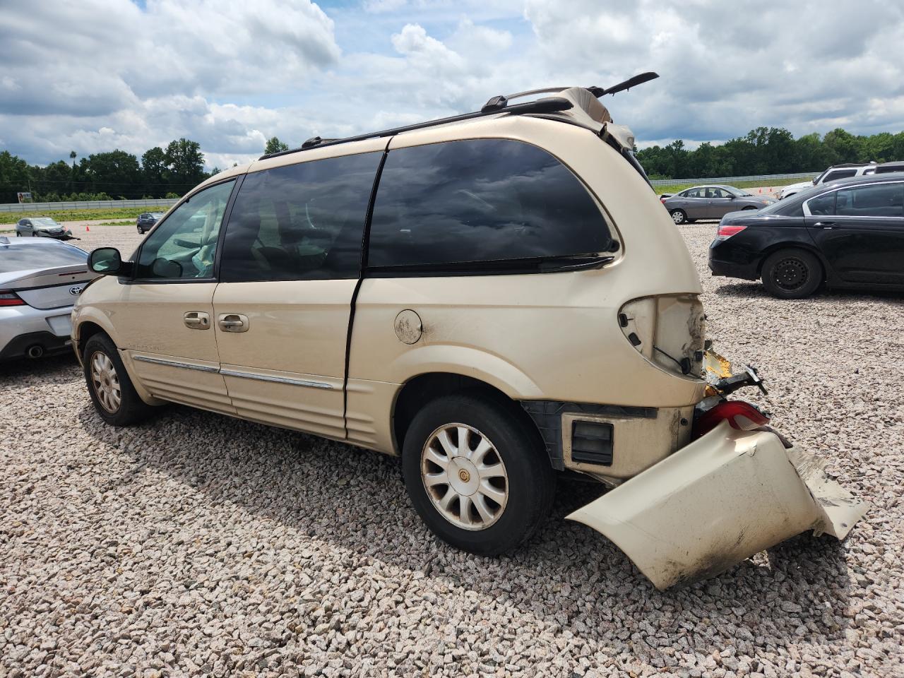 2001 Chrysler Town & Country Lxi Золотой vin: 2C8GP54LX1R274002