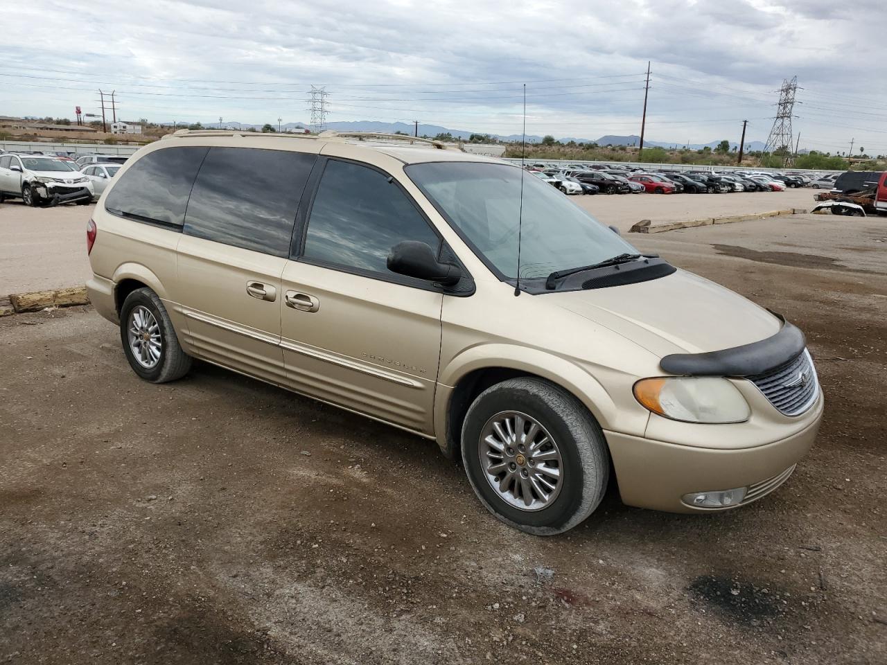 2001 Chrysler Town & Country Limited Gold vin: 2C8GP64L01R239524