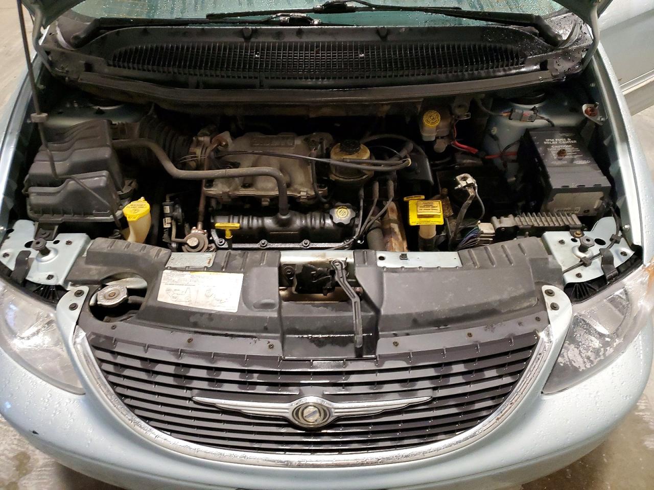 2001 Chrysler Town & Country Limited Blue vin: 2C8GP64L01R303657