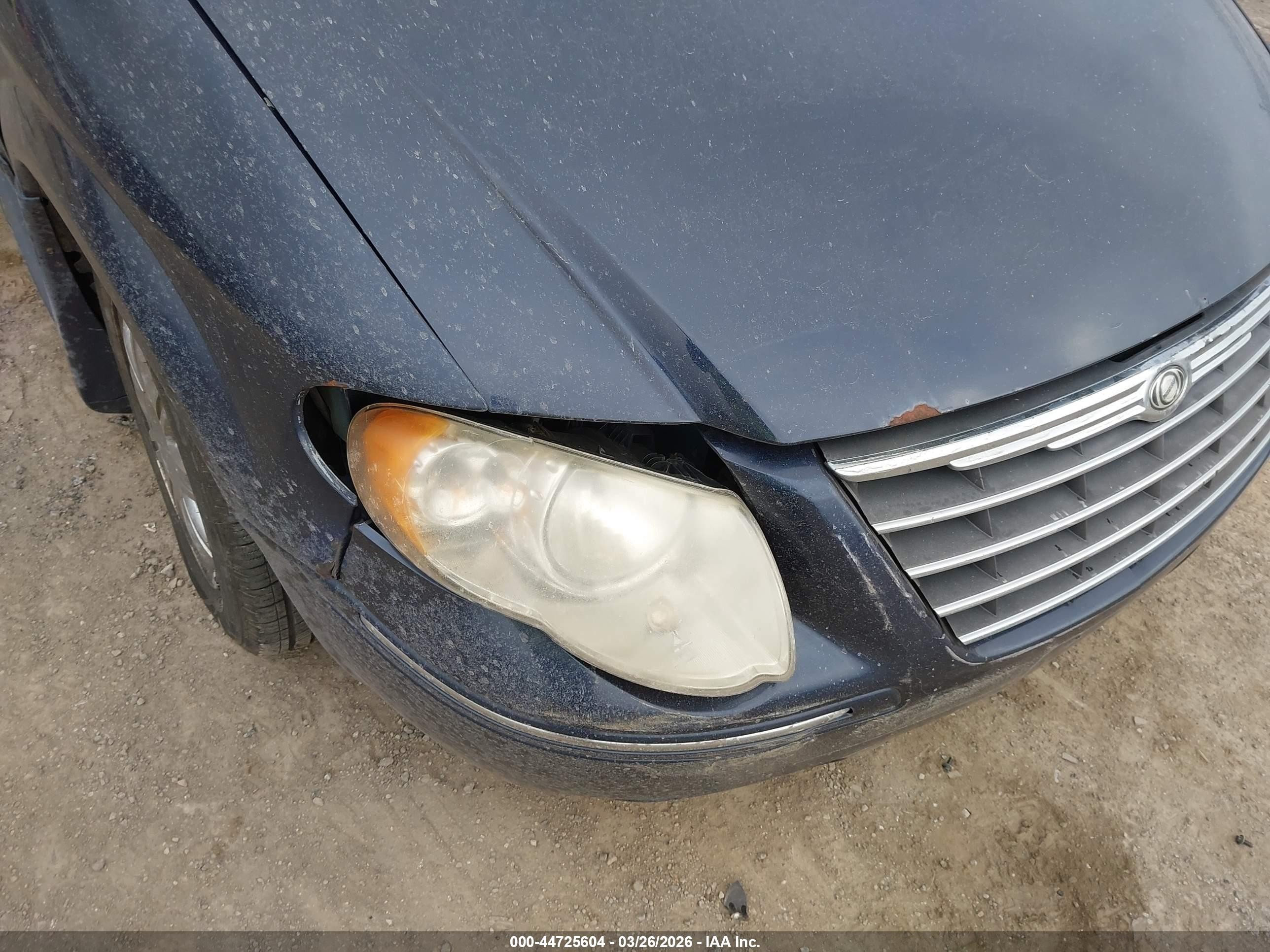 2005 Chrysler Town & Country Limited Синий vin: 2C8GP64L05R294920