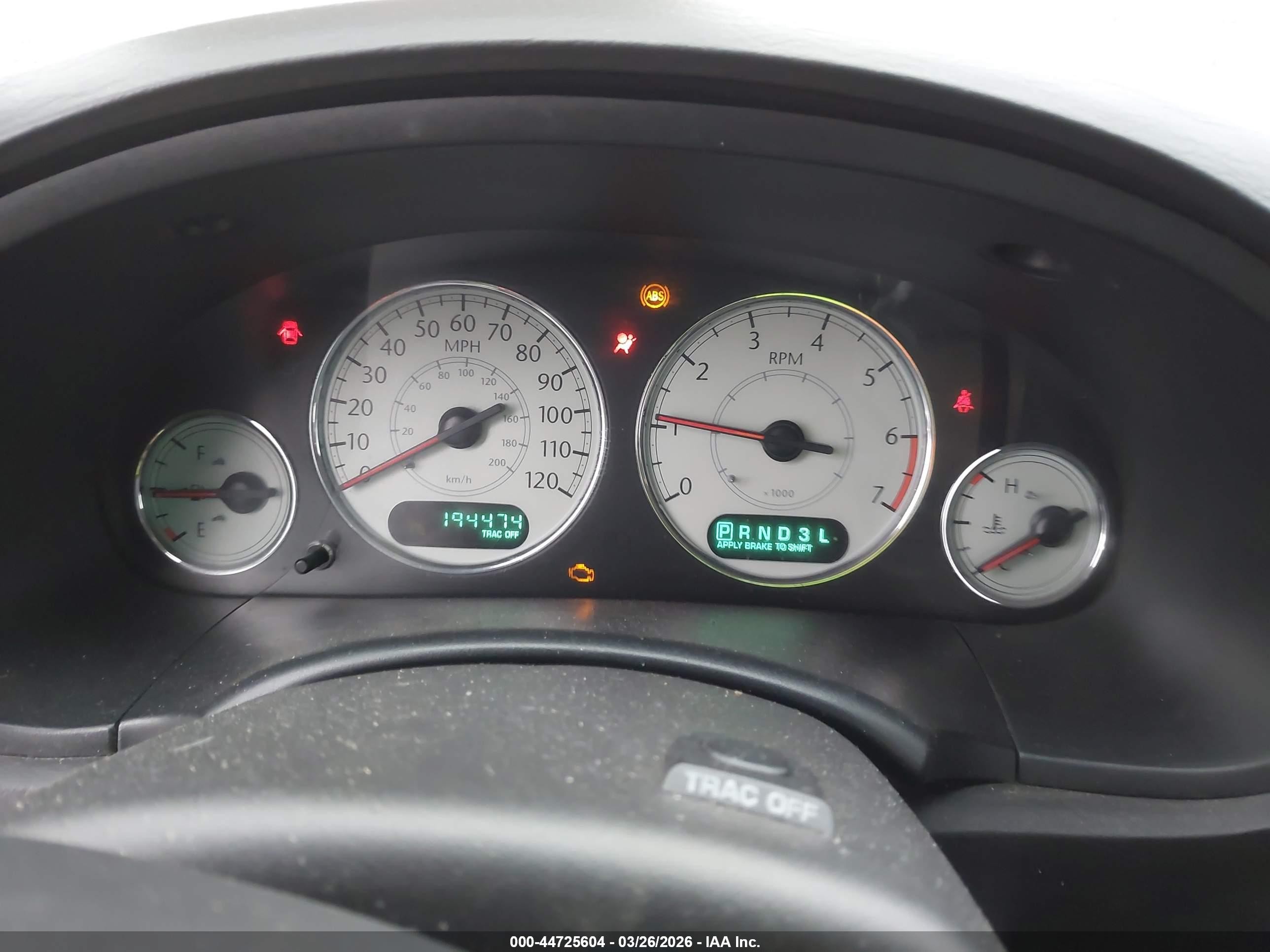 2005 Chrysler Town & Country Limited Синий vin: 2C8GP64L05R294920