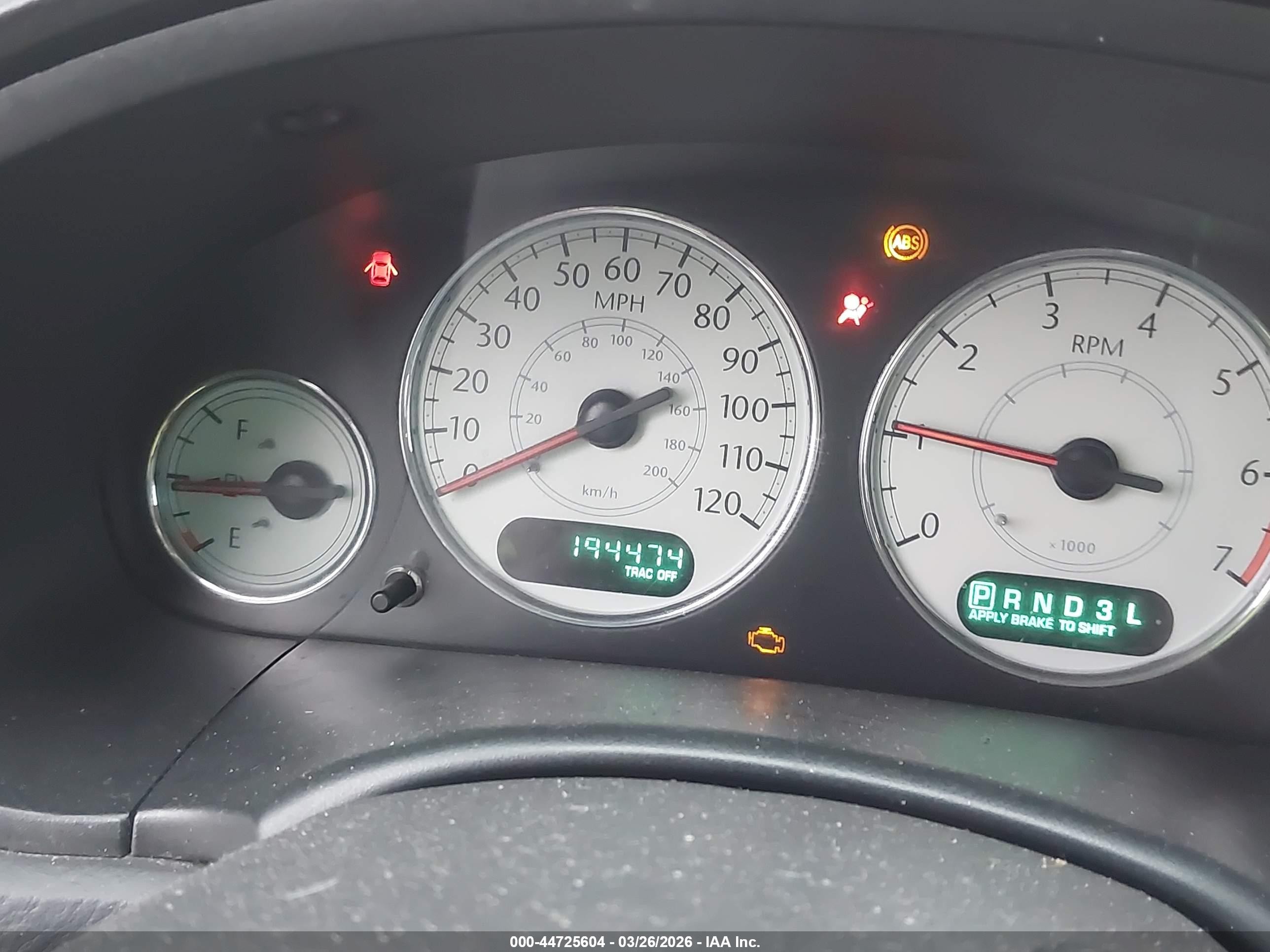2005 Chrysler Town & Country Limited Синий vin: 2C8GP64L05R294920