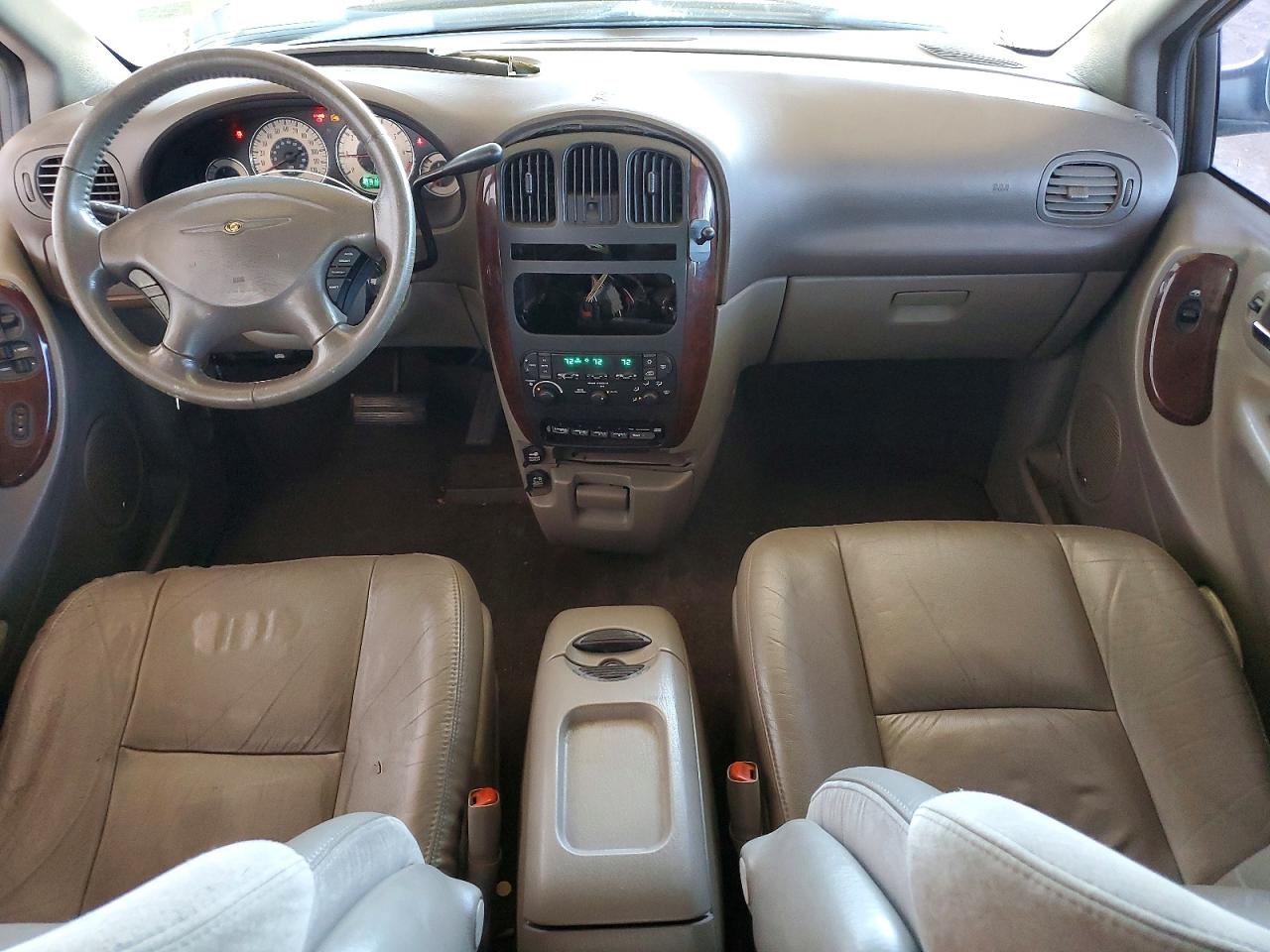 2001 Chrysler Town & Country Limited Beige vin: 2C8GP64L11R145166