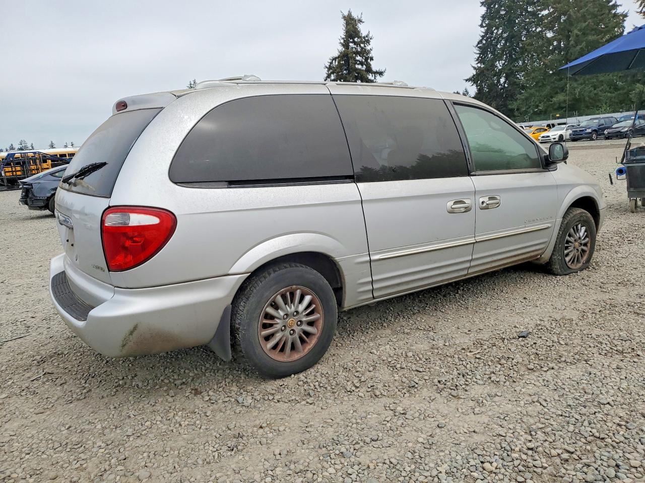 2001 Chrysler Town & Country Limited Silver vin: 2C8GP64L11R339616